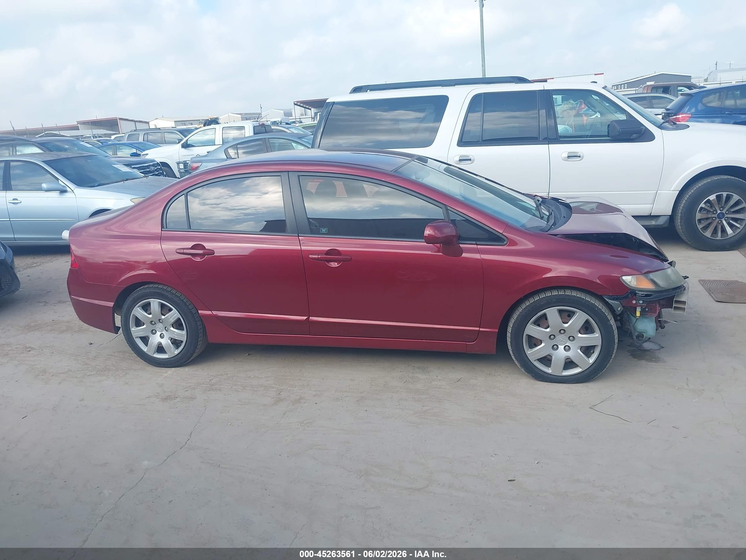 2010 Honda Civic Lx Maroon vin: 19XFA1F52AE057213