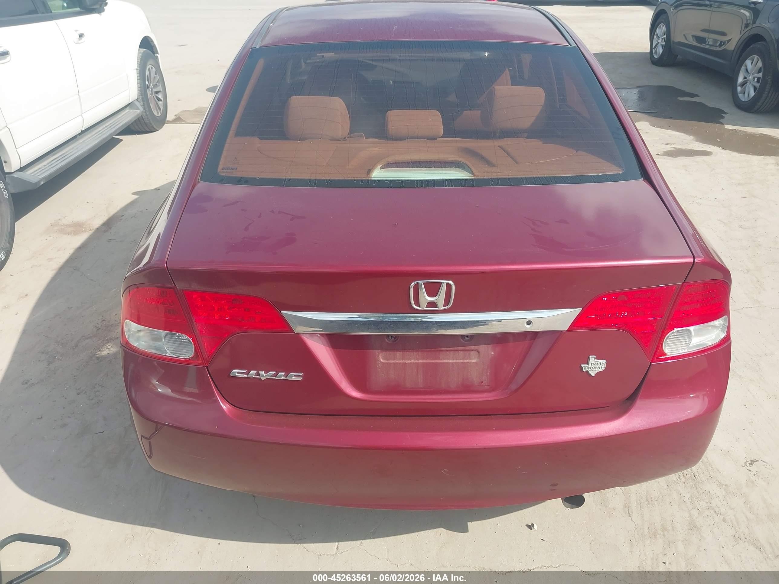 2010 Honda Civic Lx Maroon vin: 19XFA1F52AE057213