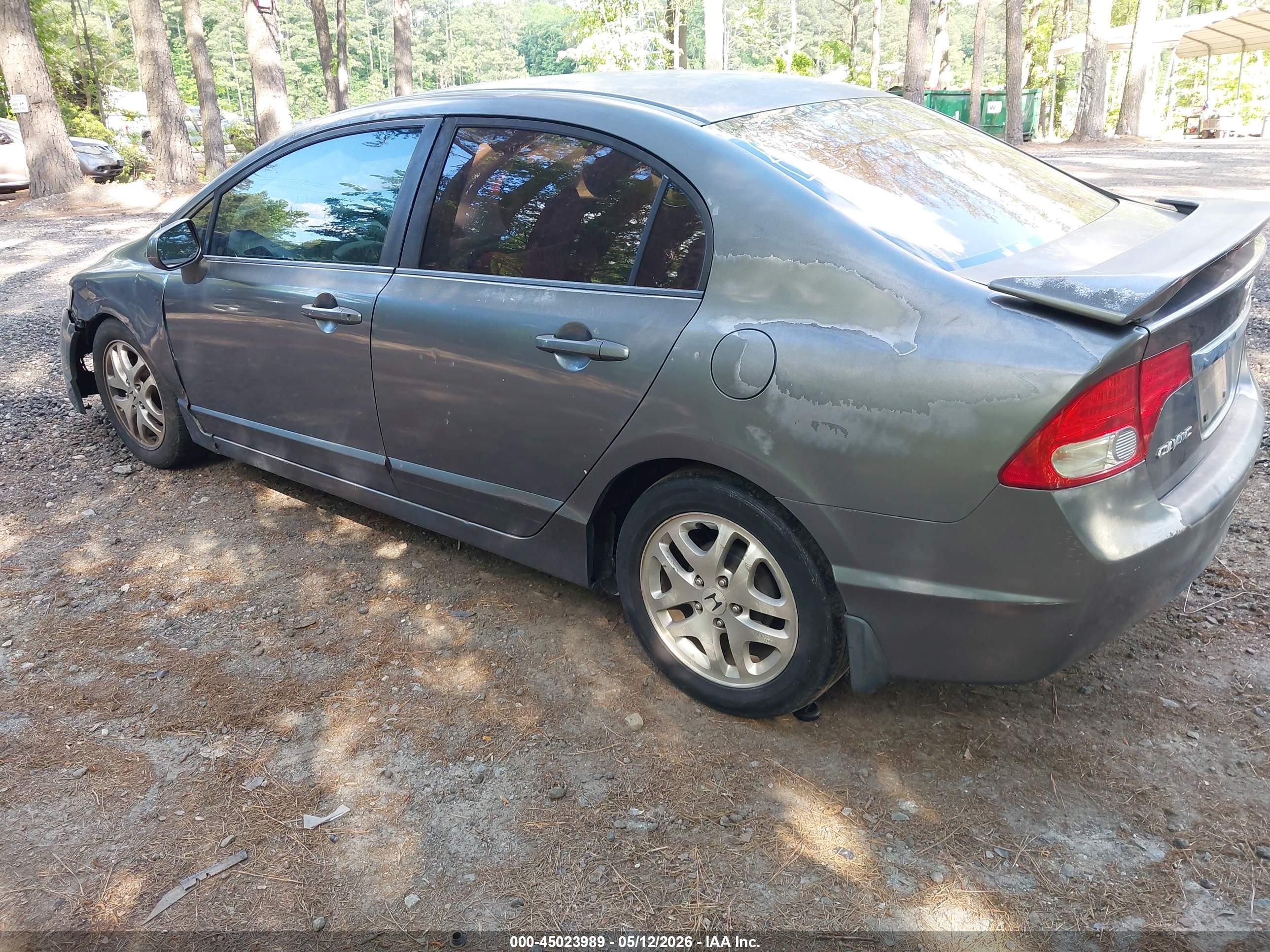 2010 Honda Civic Lx Серый vin: 19XFA1F52AE057633