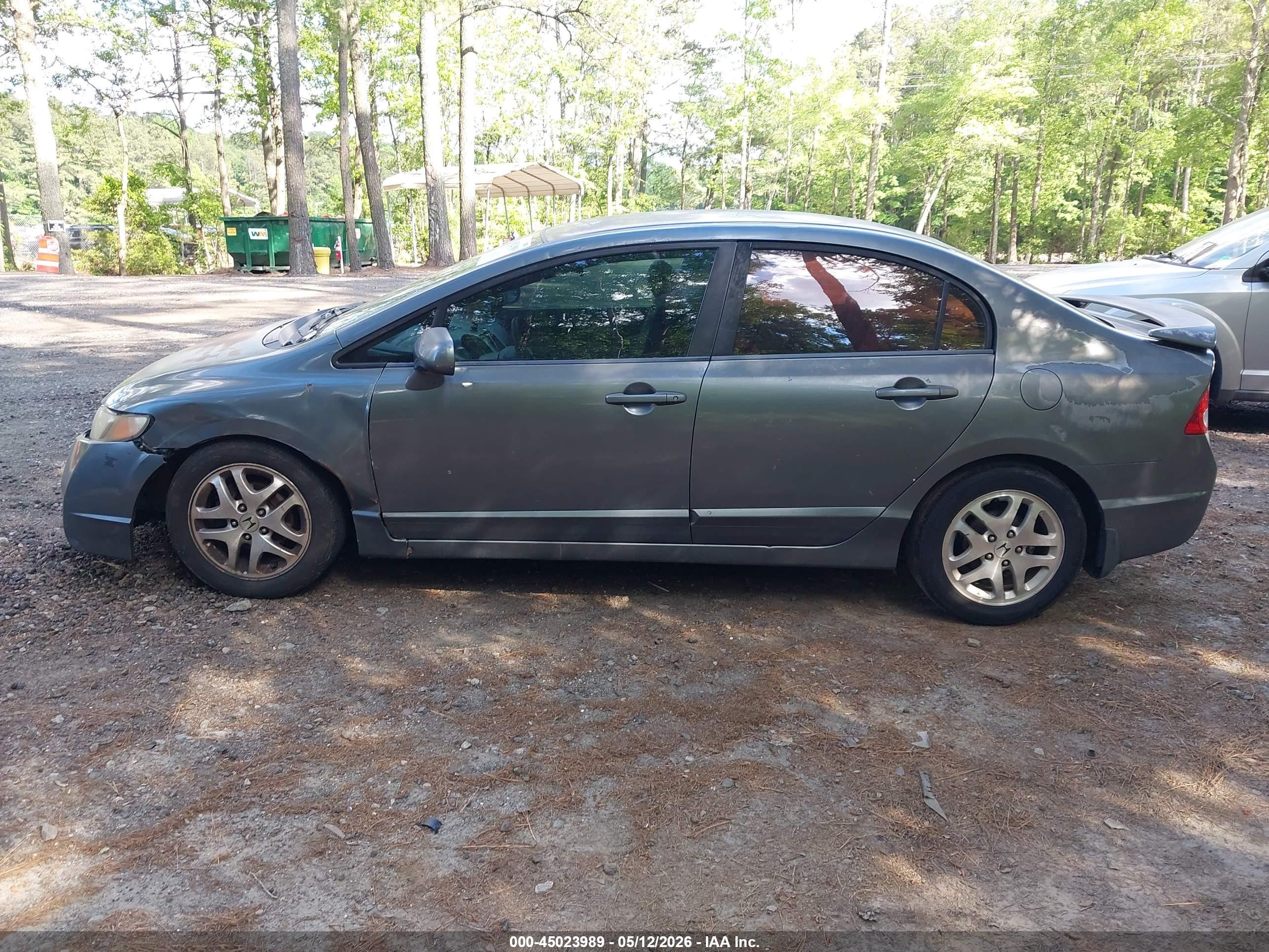2010 Honda Civic Lx Серый vin: 19XFA1F52AE057633