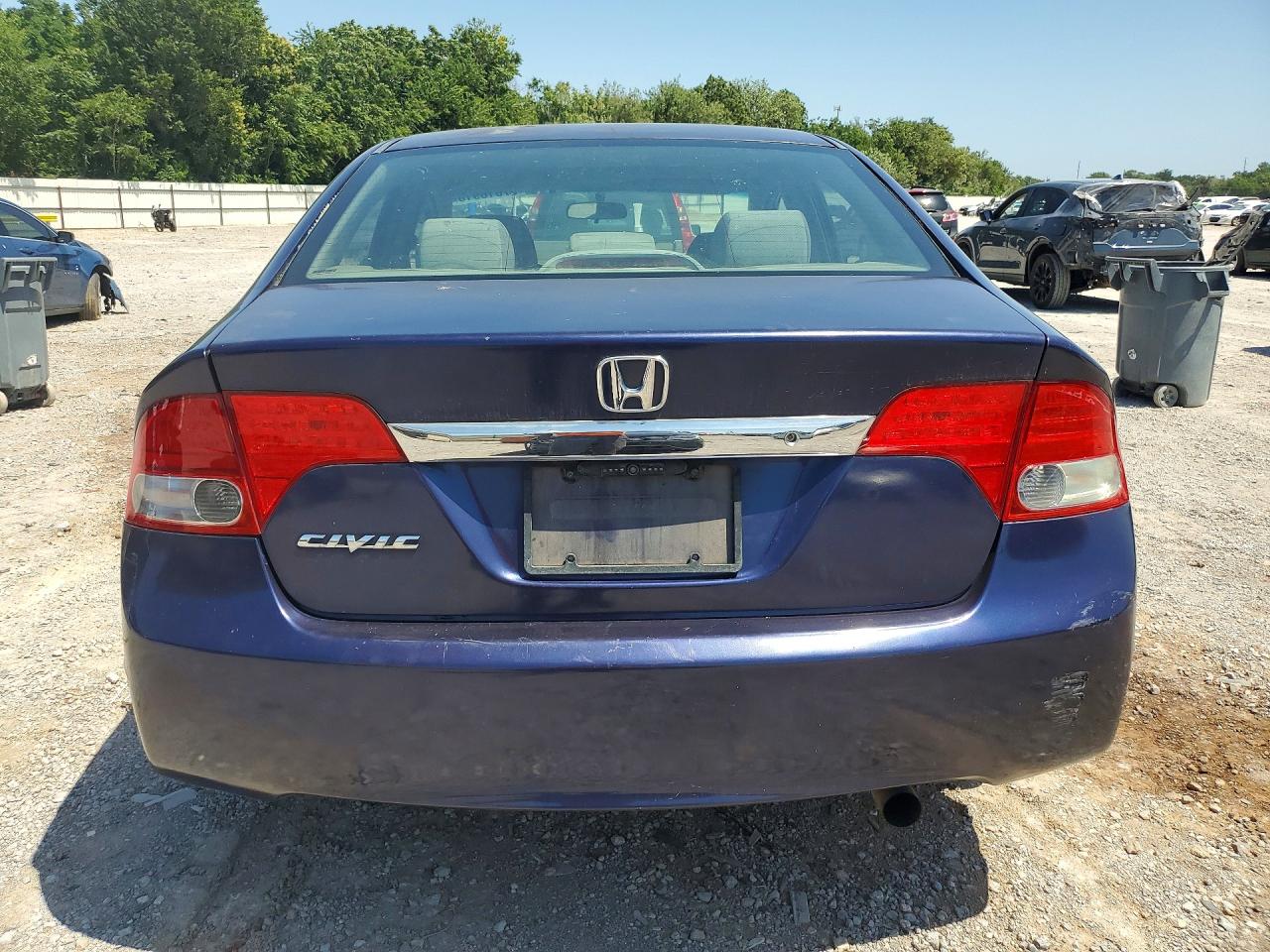 2010 Honda Civic Lx Blue vin: 19XFA1F52AE075078