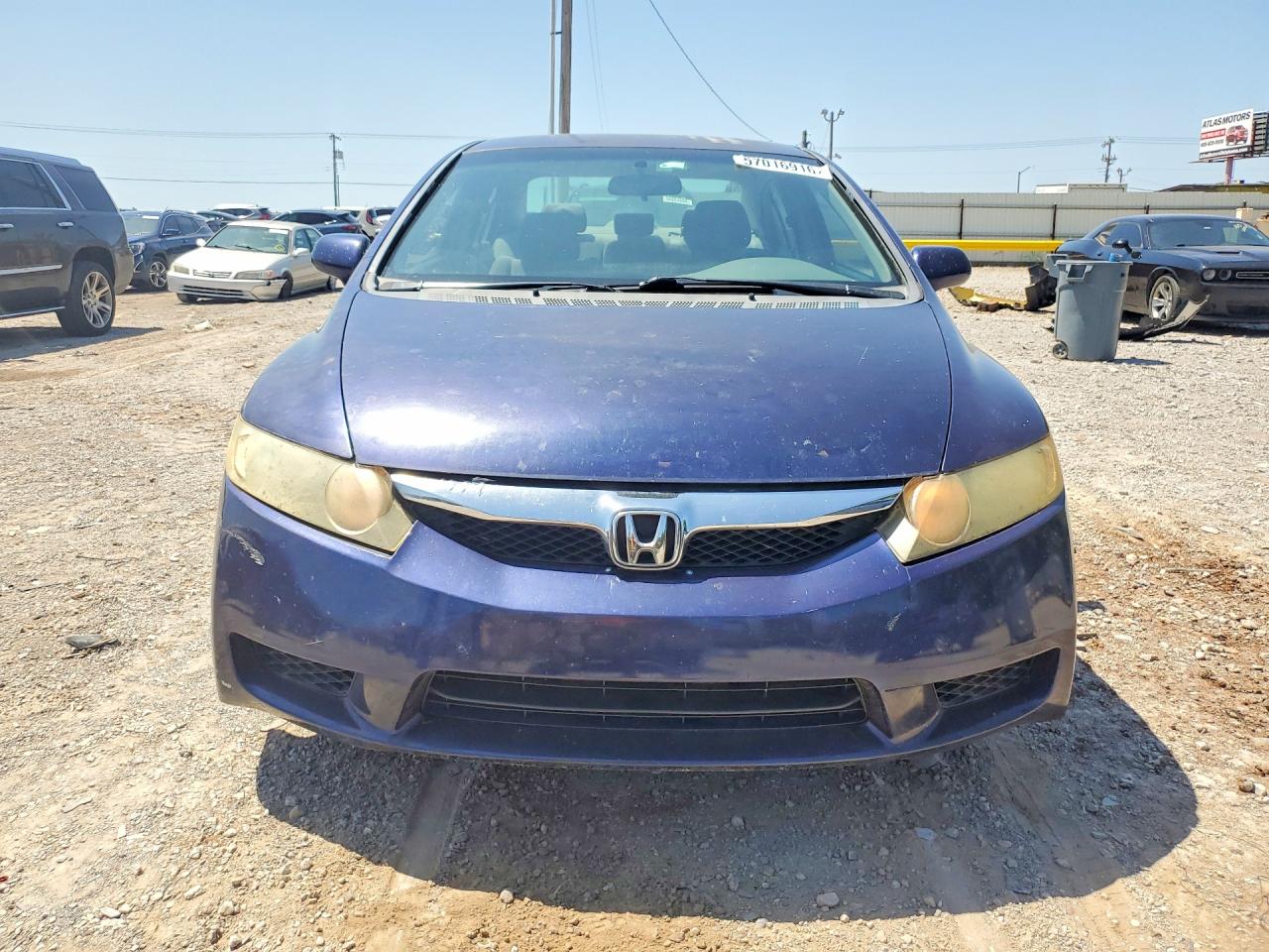2010 Honda Civic Lx Blue vin: 19XFA1F52AE075078