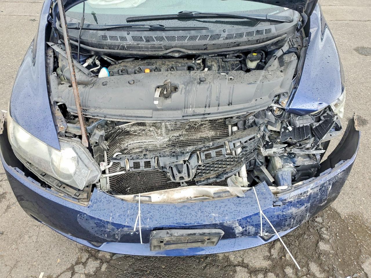 2010 Honda Civic Lx Blue vin: 19XFA1F52AE076067