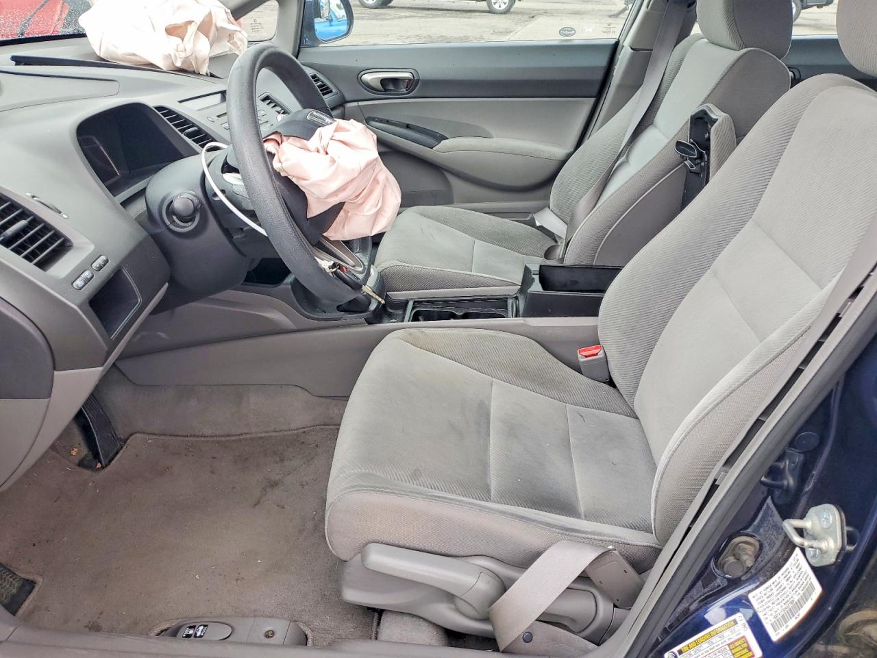 2010 Honda Civic Lx Blue vin: 19XFA1F52AE076067
