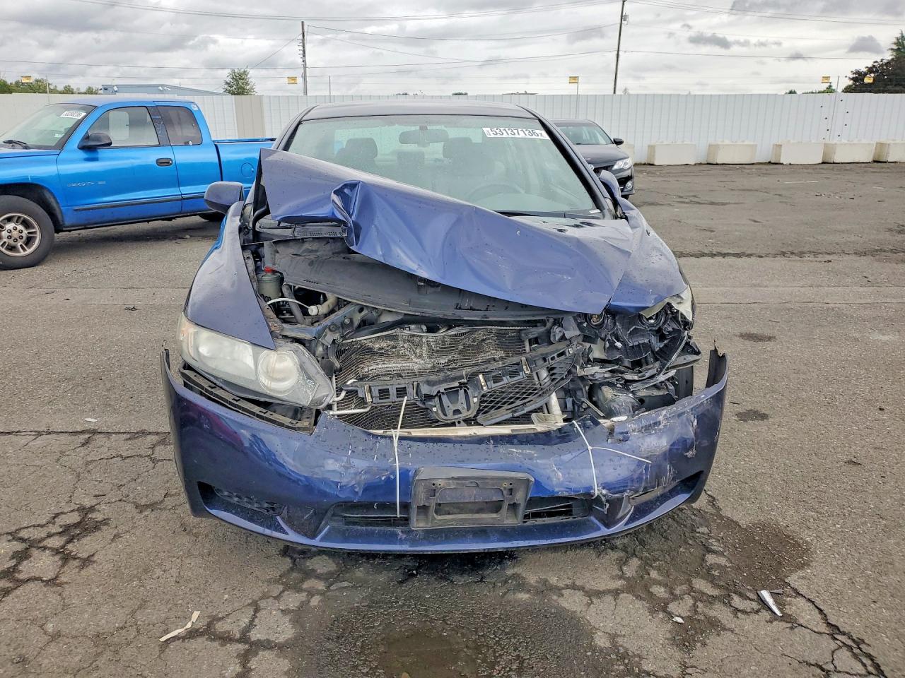 2010 Honda Civic Lx Blue vin: 19XFA1F52AE076067