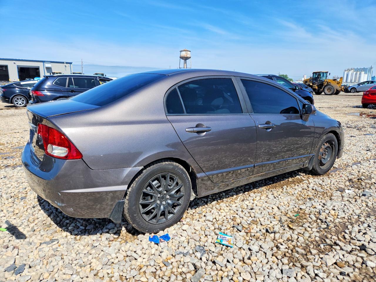 2010 Honda Civic Lx Gray vin: 19XFA1F52AE085982