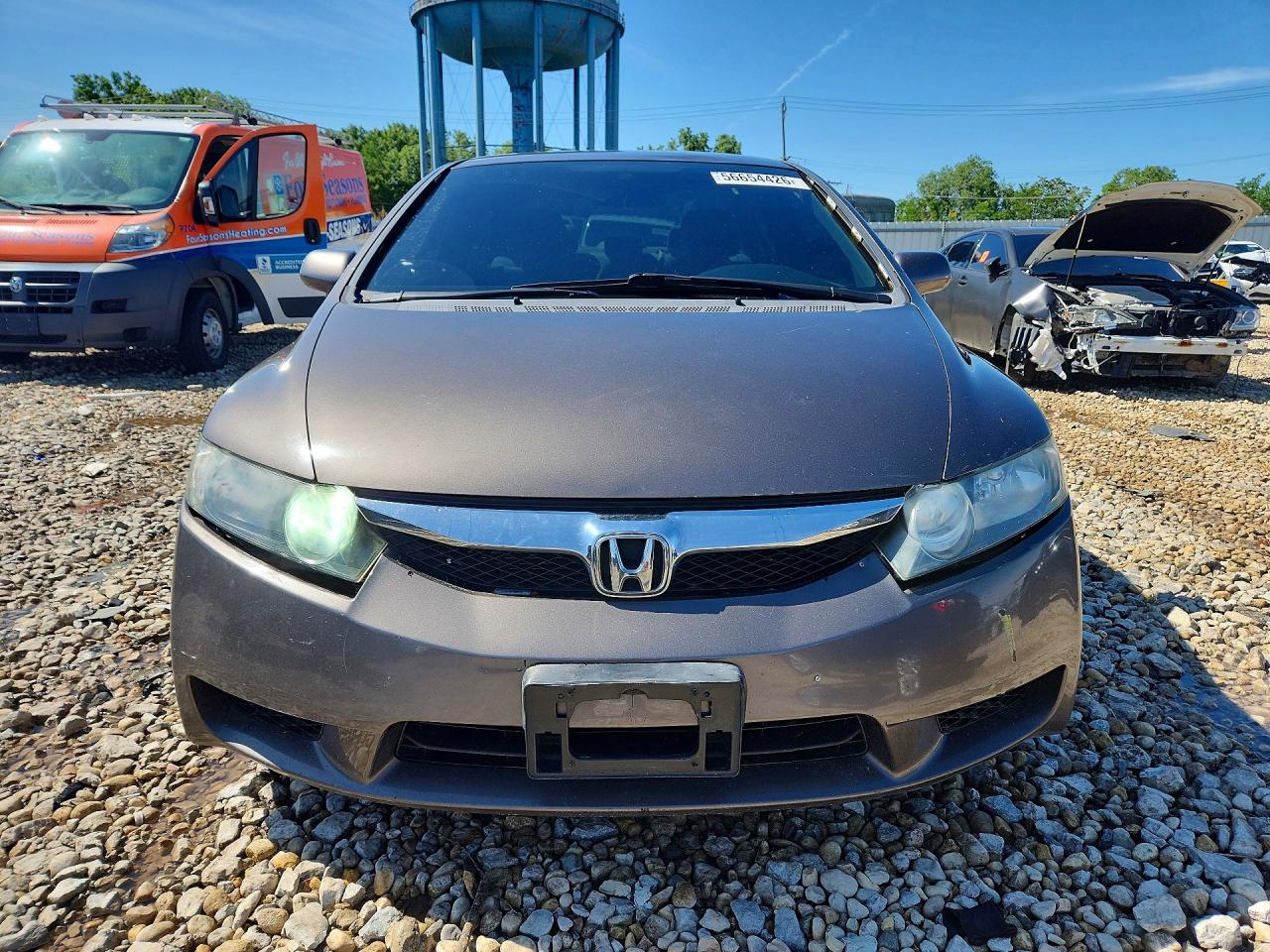 2010 Honda Civic Lx Gray vin: 19XFA1F52AE085982