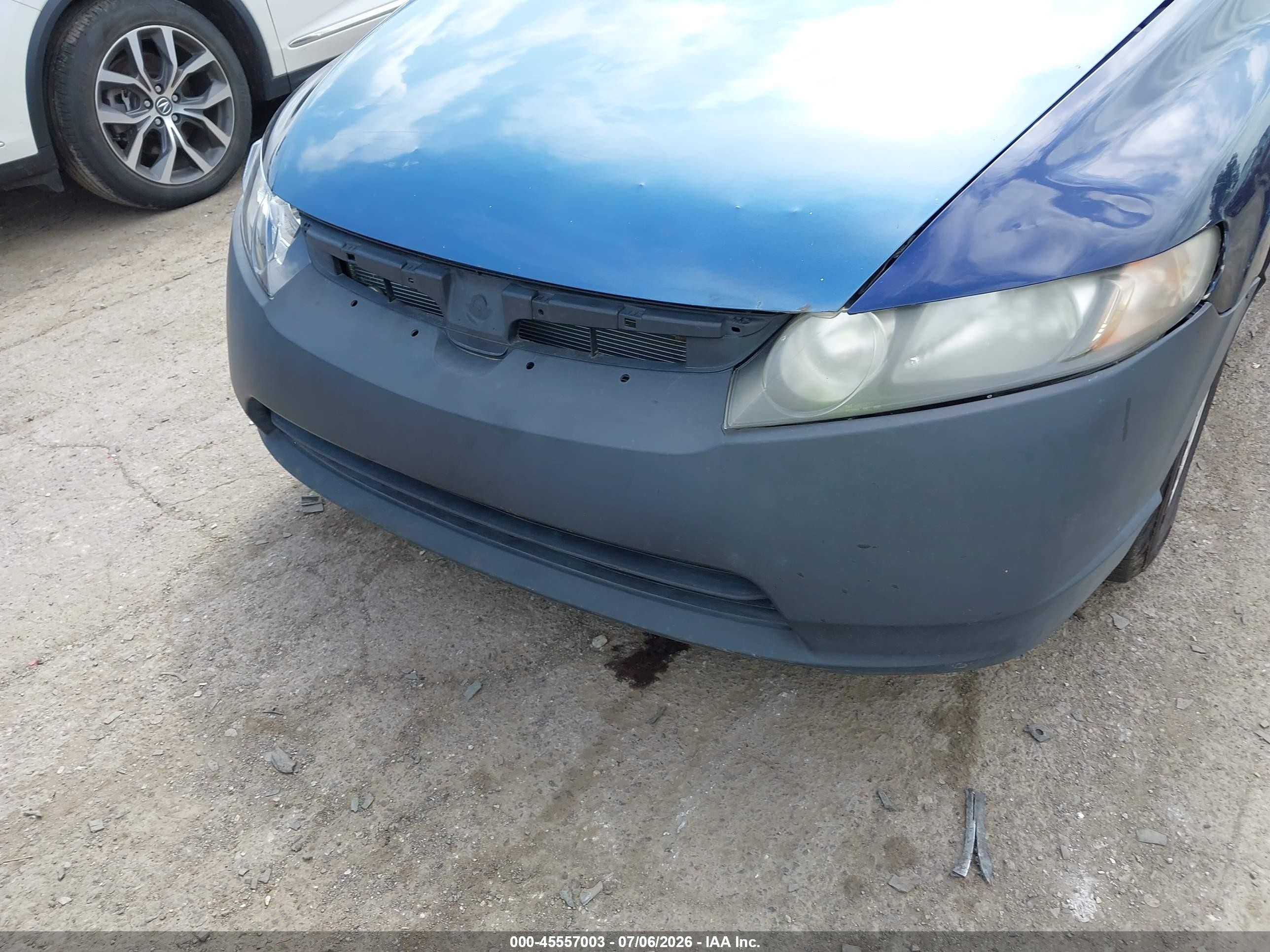 2011 Honda Civic Lx Blue vin: 19XFA1F52BE002116