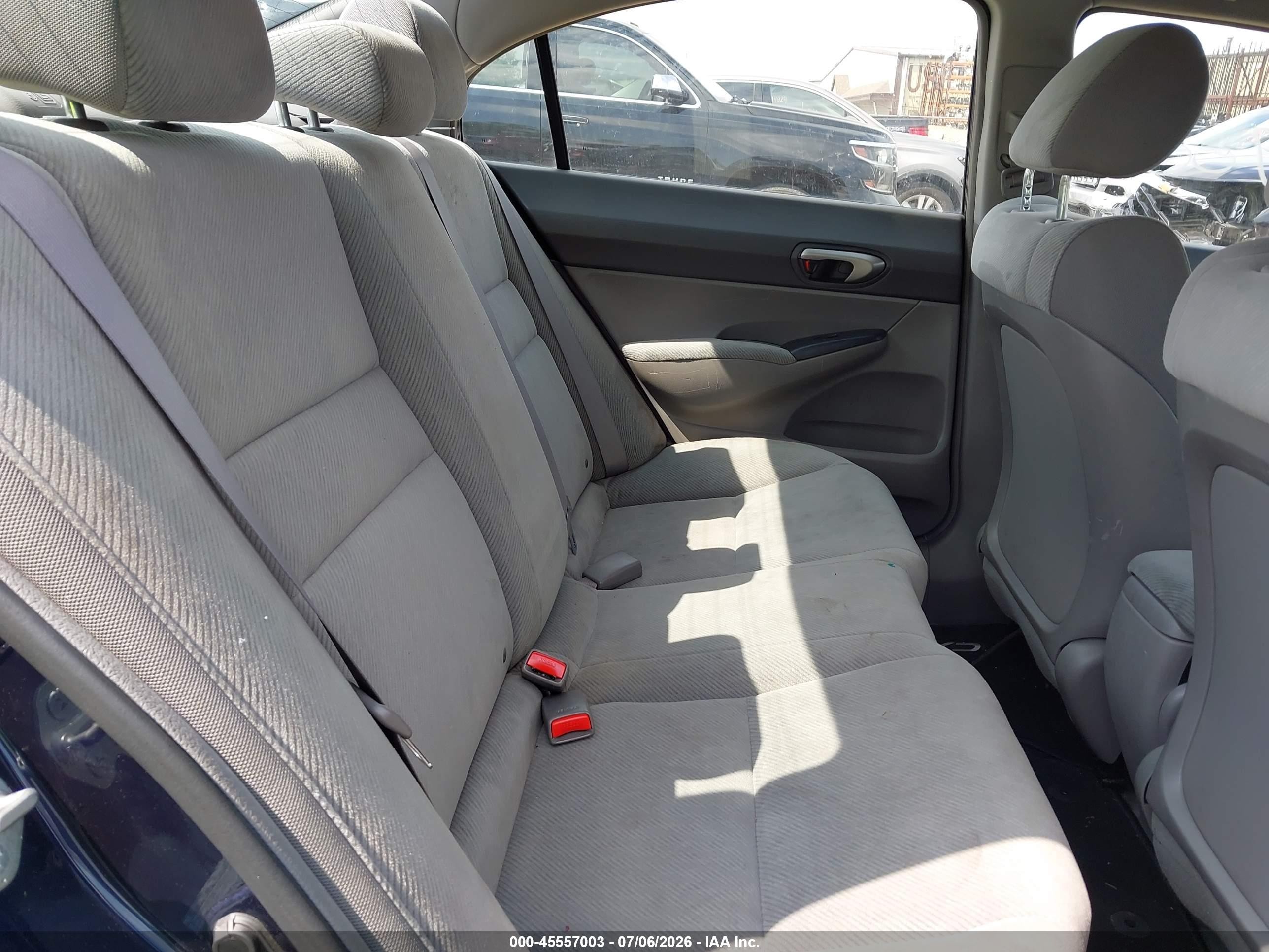 2011 Honda Civic Lx Blue vin: 19XFA1F52BE002116