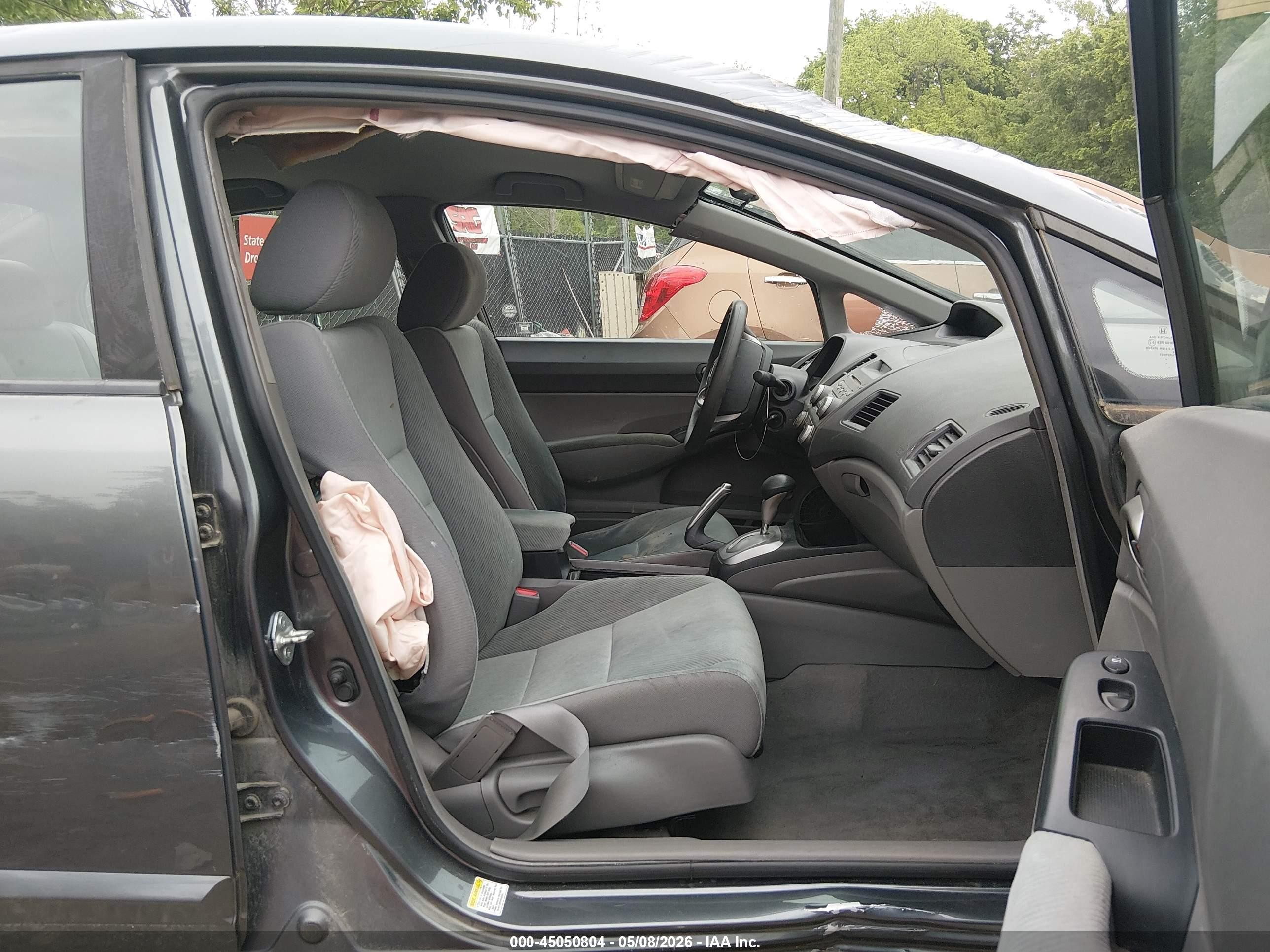 2011 Honda Civic Lx Gray vin: 19XFA1F52BE017635
