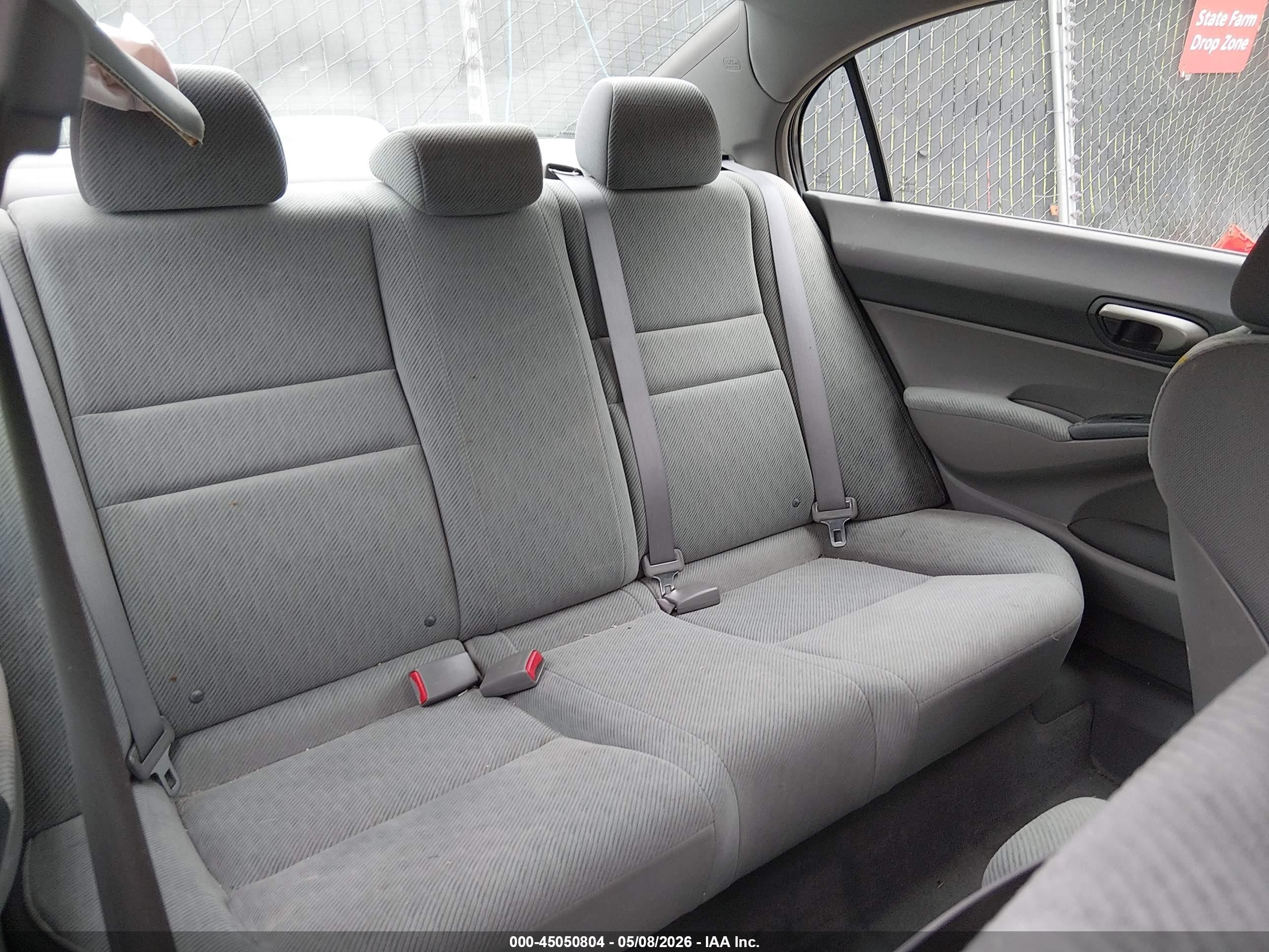 2011 Honda Civic Lx Gray vin: 19XFA1F52BE017635