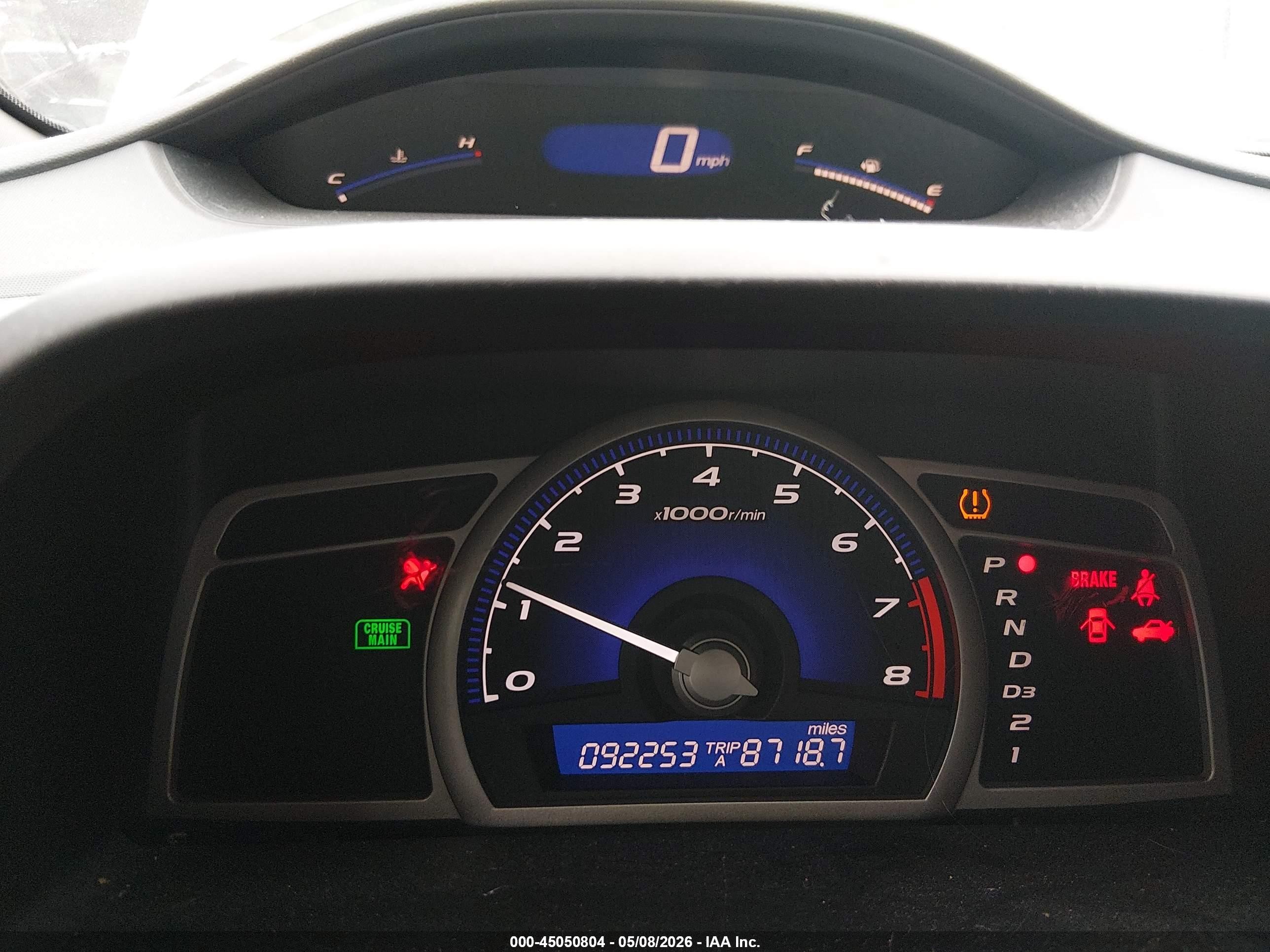 2011 Honda Civic Lx Gray vin: 19XFA1F52BE017635