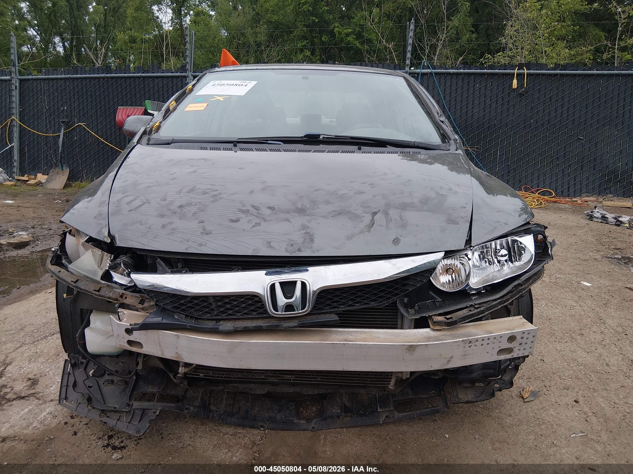 2011 Honda Civic Lx Gray vin: 19XFA1F52BE017635