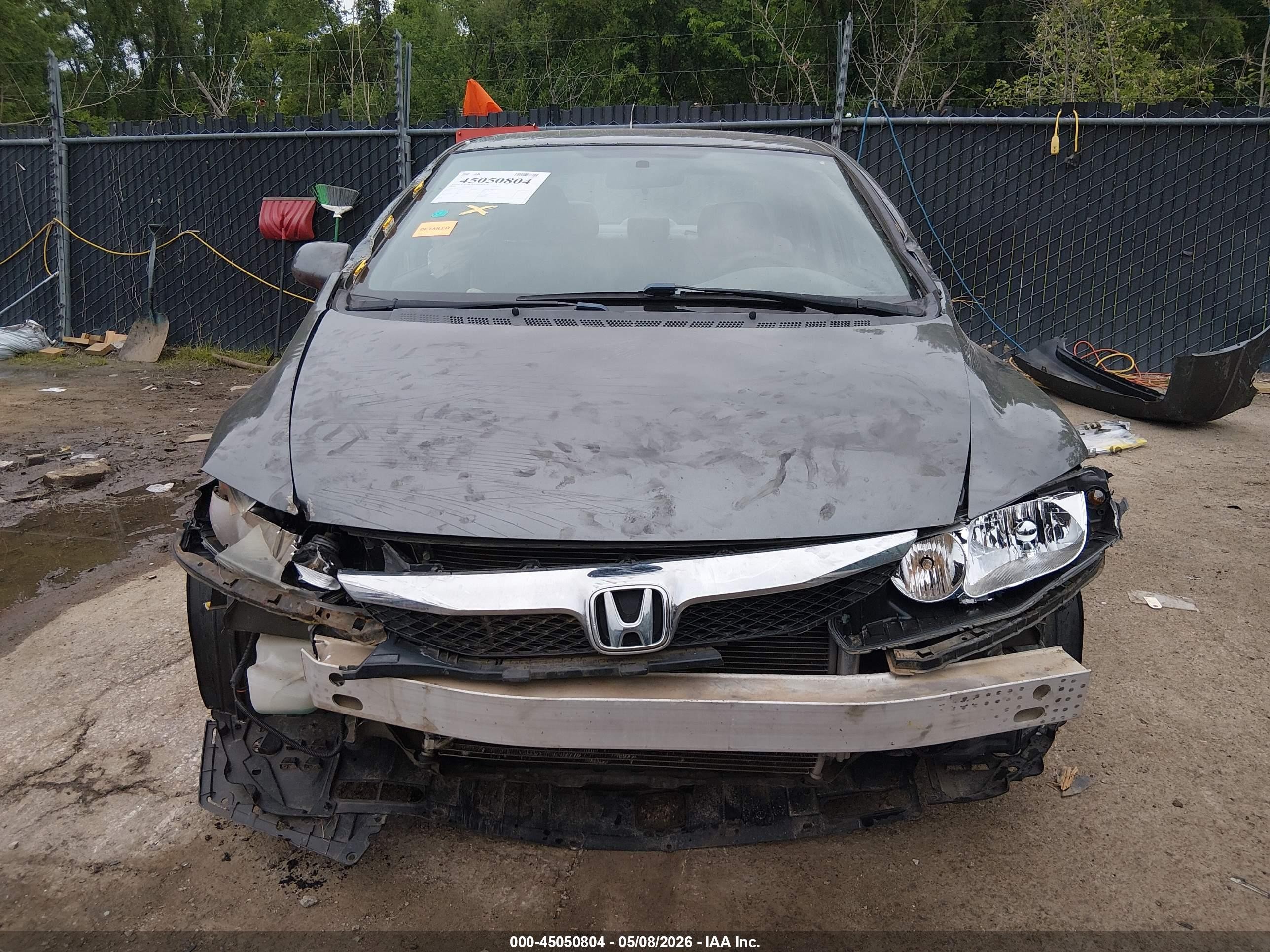 2011 Honda Civic Lx Gray vin: 19XFA1F52BE017635