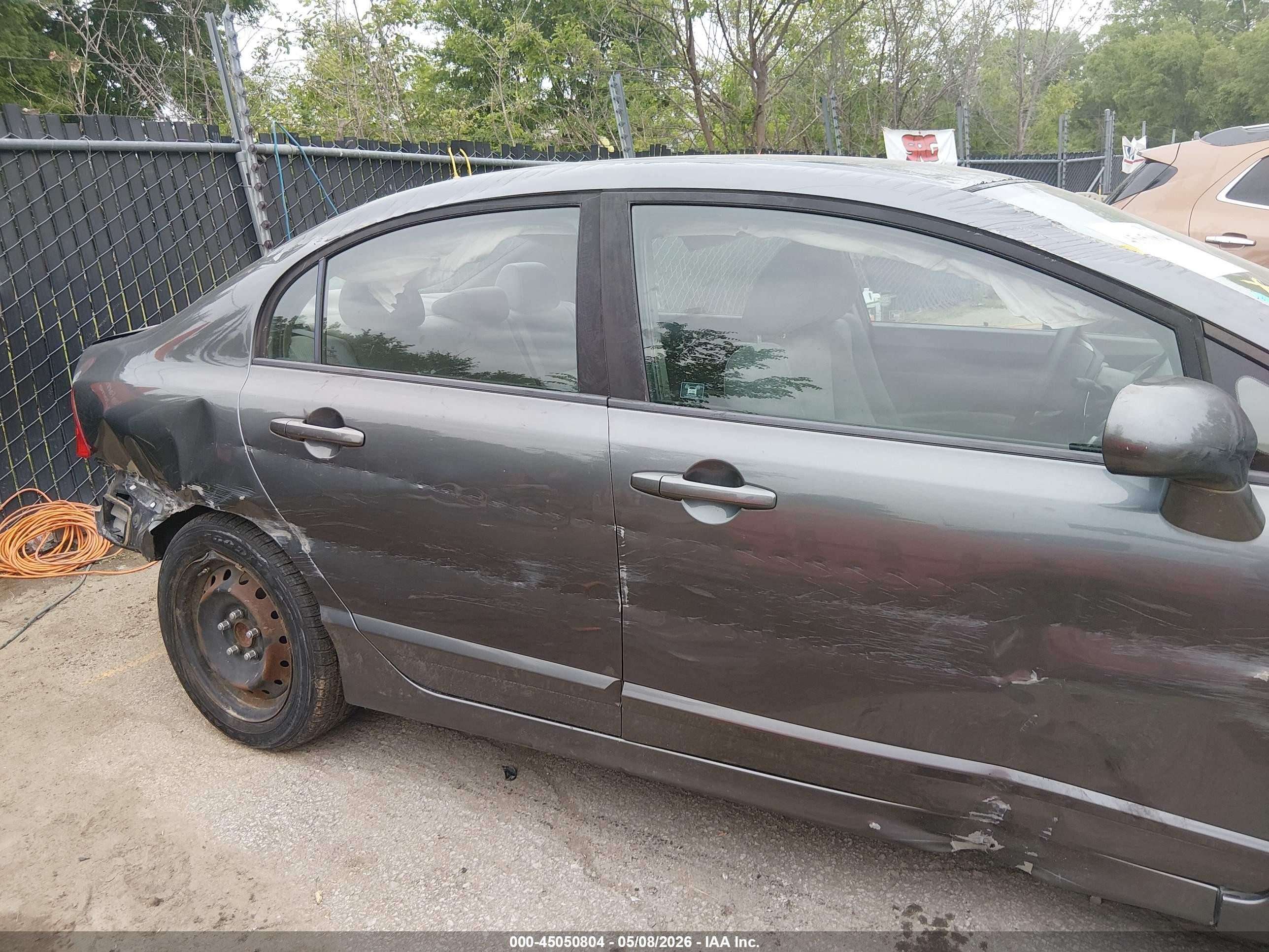 2011 Honda Civic Lx Gray vin: 19XFA1F52BE017635