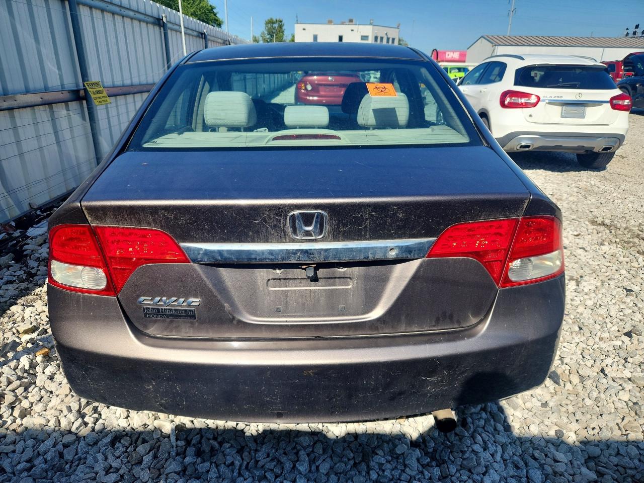 2011 Honda Civic Lx Gray vin: 19XFA1F52BE020194