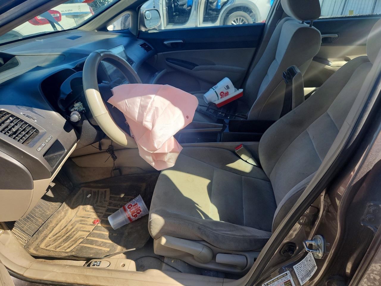 2011 Honda Civic Lx Gray vin: 19XFA1F52BE020194