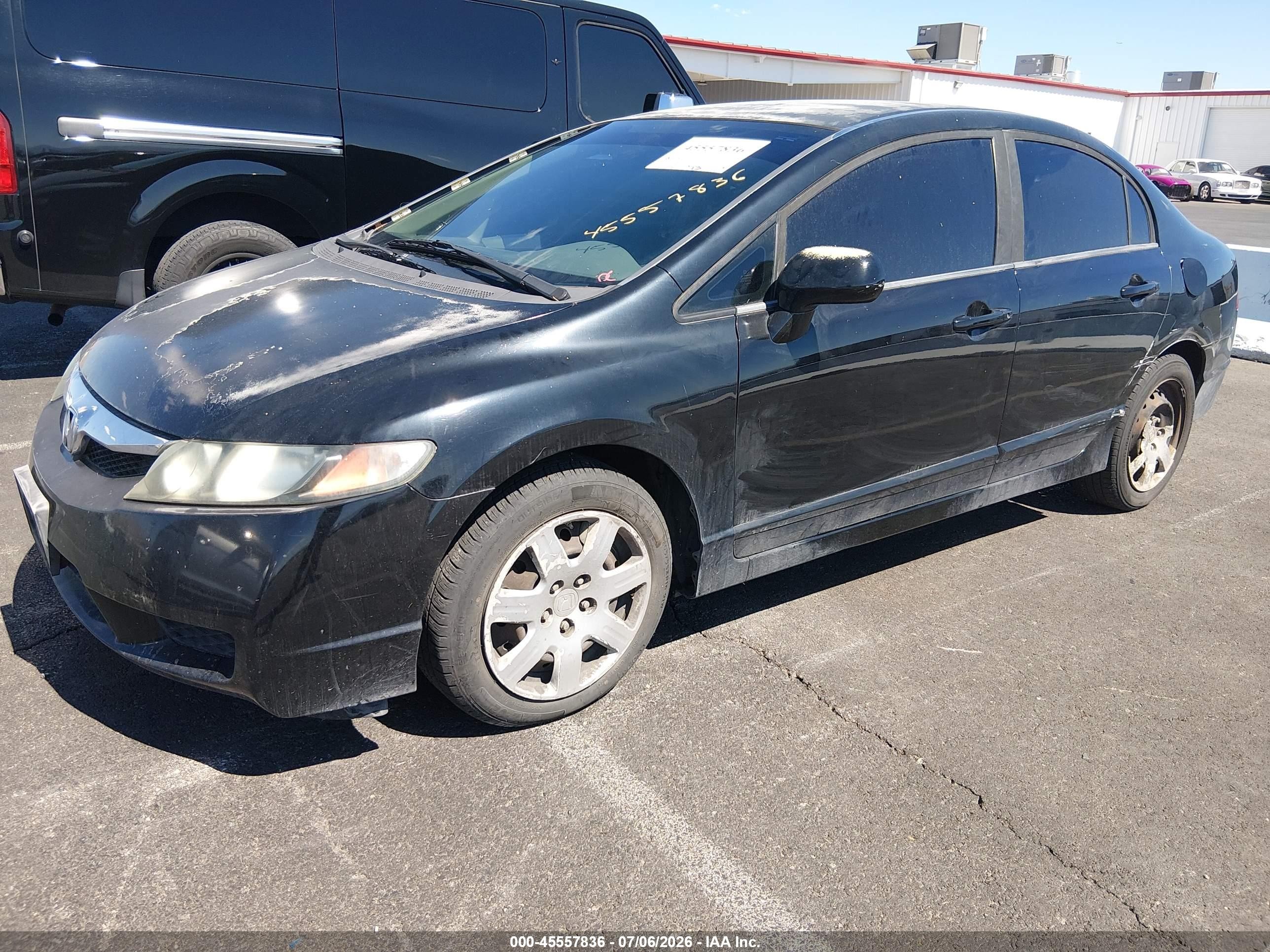 2011 Honda Civic Lx Black vin: 19XFA1F52BE027341
