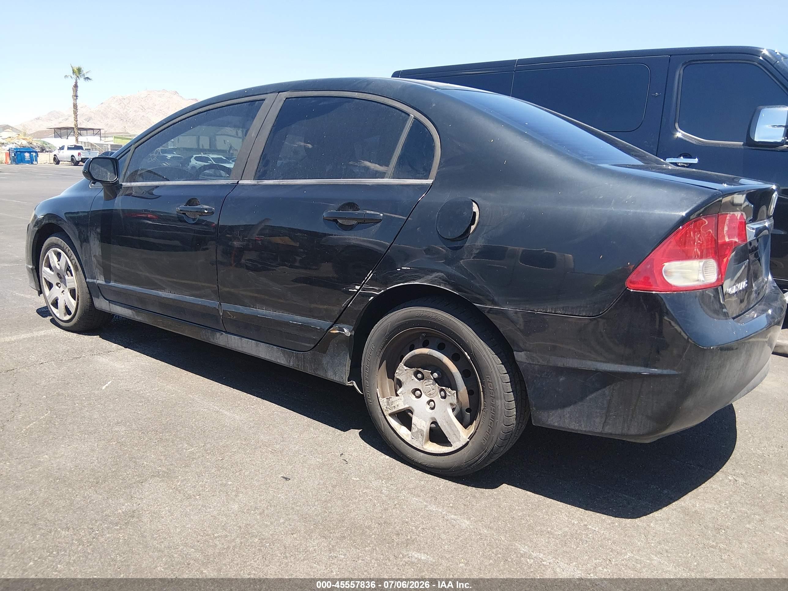 2011 Honda Civic Lx Black vin: 19XFA1F52BE027341