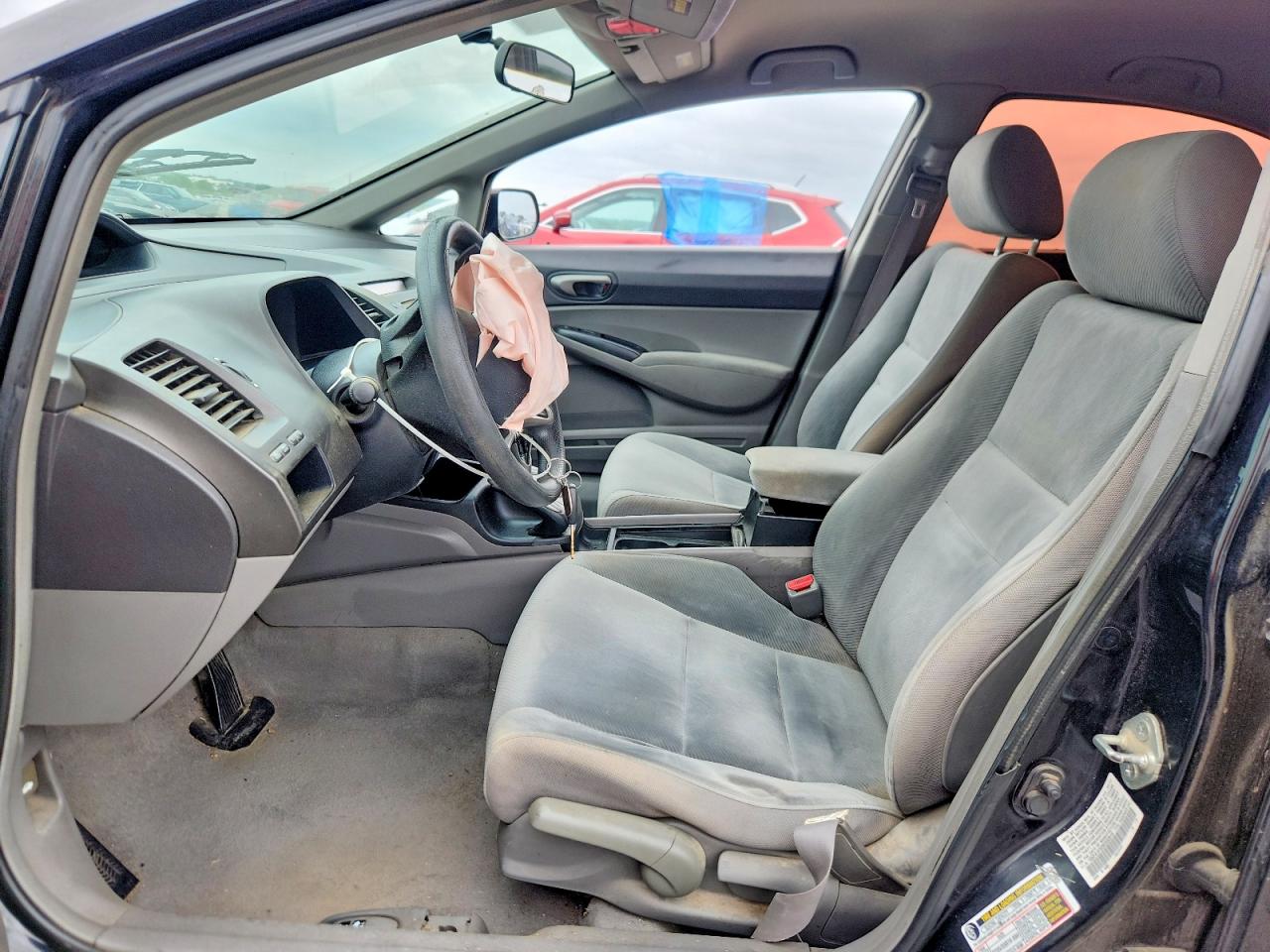 2011 Honda Civic Lx Black vin: 19XFA1F52BE032619