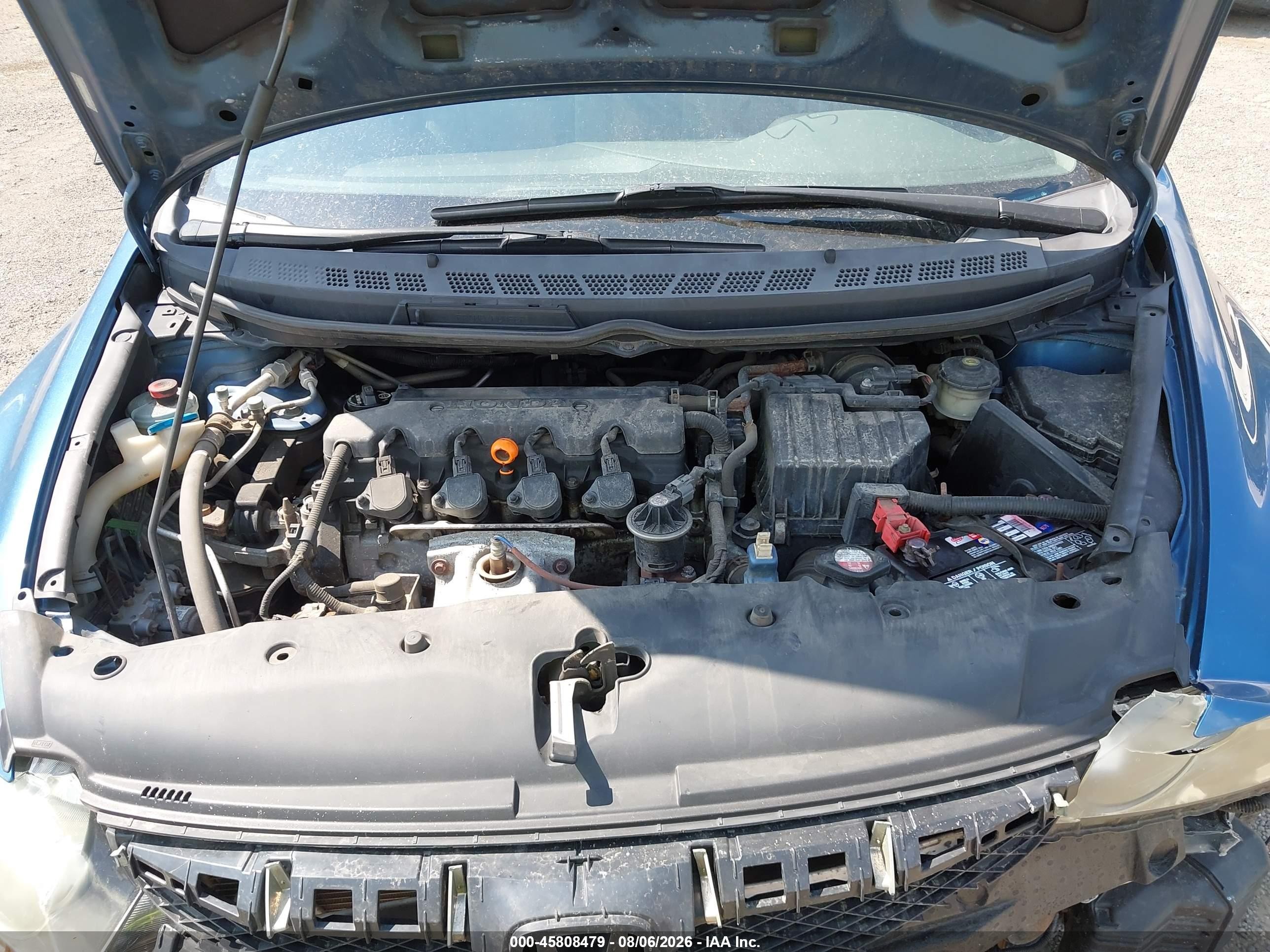 2011 Honda Civic Lx Синий vin: 19XFA1F52BE036217