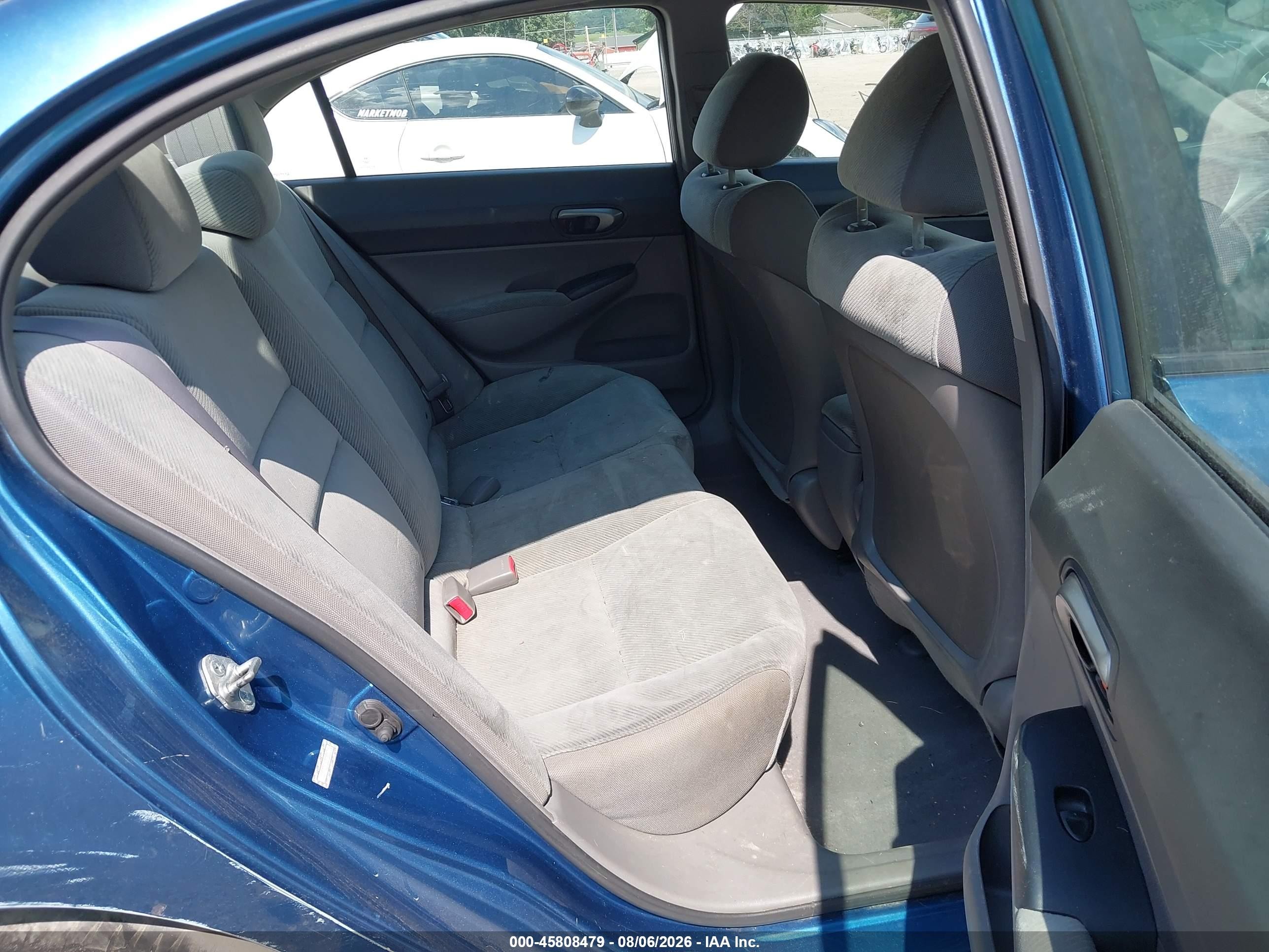 2011 Honda Civic Lx Синий vin: 19XFA1F52BE036217