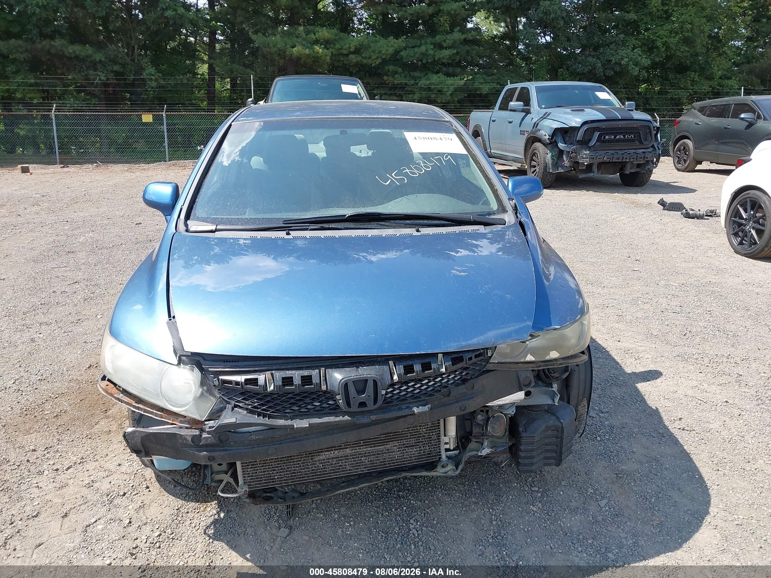 2011 Honda Civic Lx Синий vin: 19XFA1F52BE036217