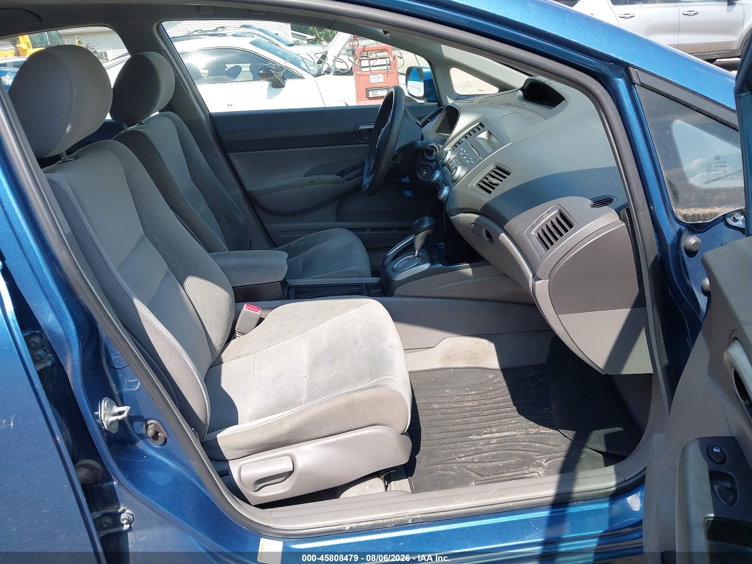 2011 Honda Civic Lx Синий vin: 19XFA1F52BE036217