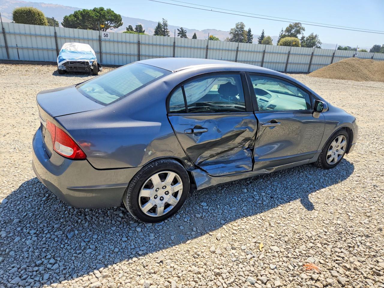 2011 Honda Civic Lx Gray vin: 19XFA1F52BE048125