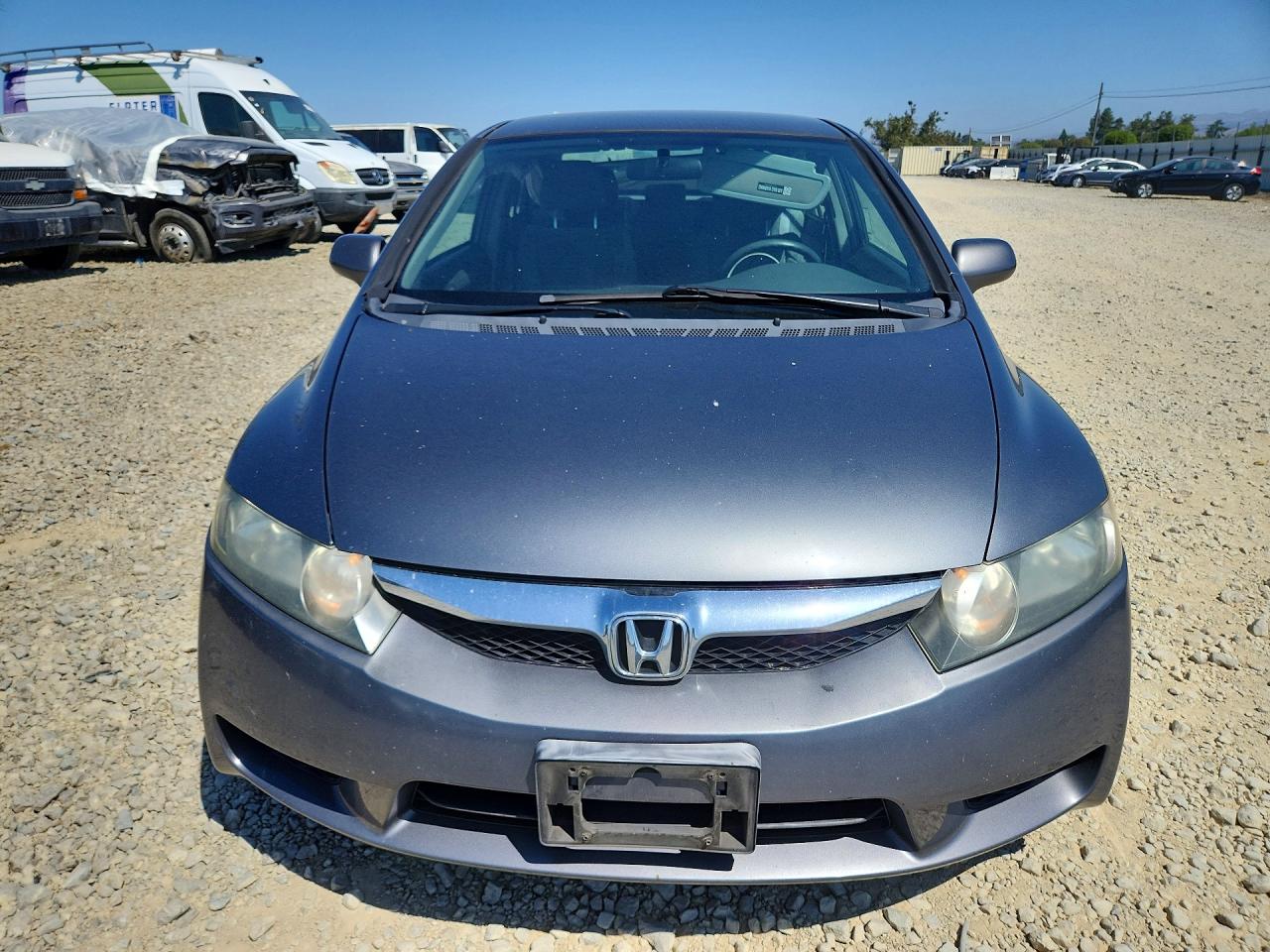2011 Honda Civic Lx Gray vin: 19XFA1F52BE048125