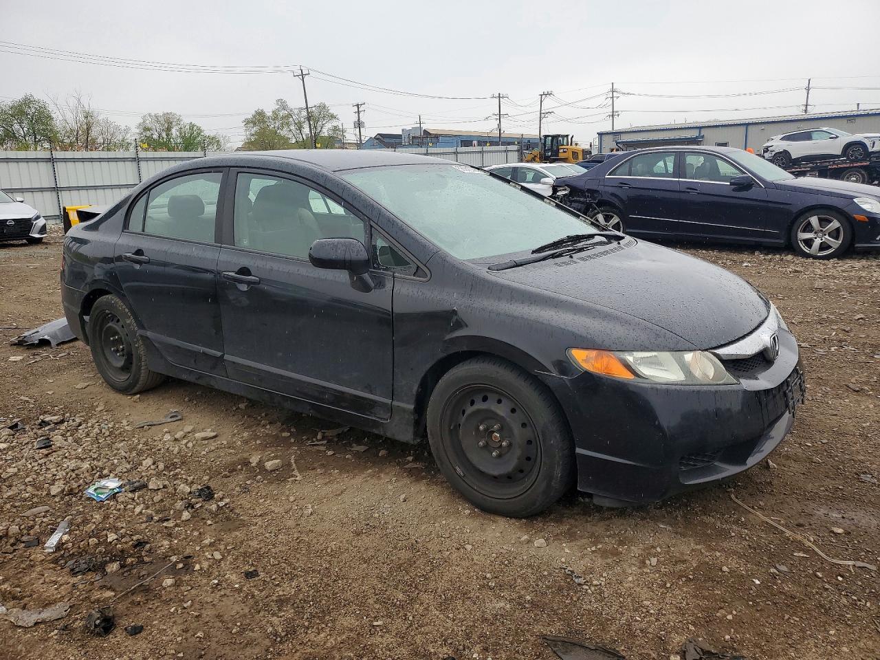 2010 Honda Civic Lx Черный vin: 19XFA1F53AE002818