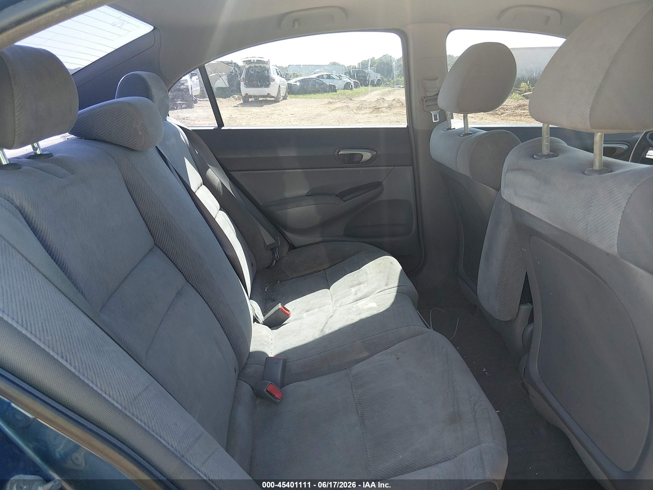 2010 Honda Civic Lx Blue vin: 19XFA1F53AE007890
