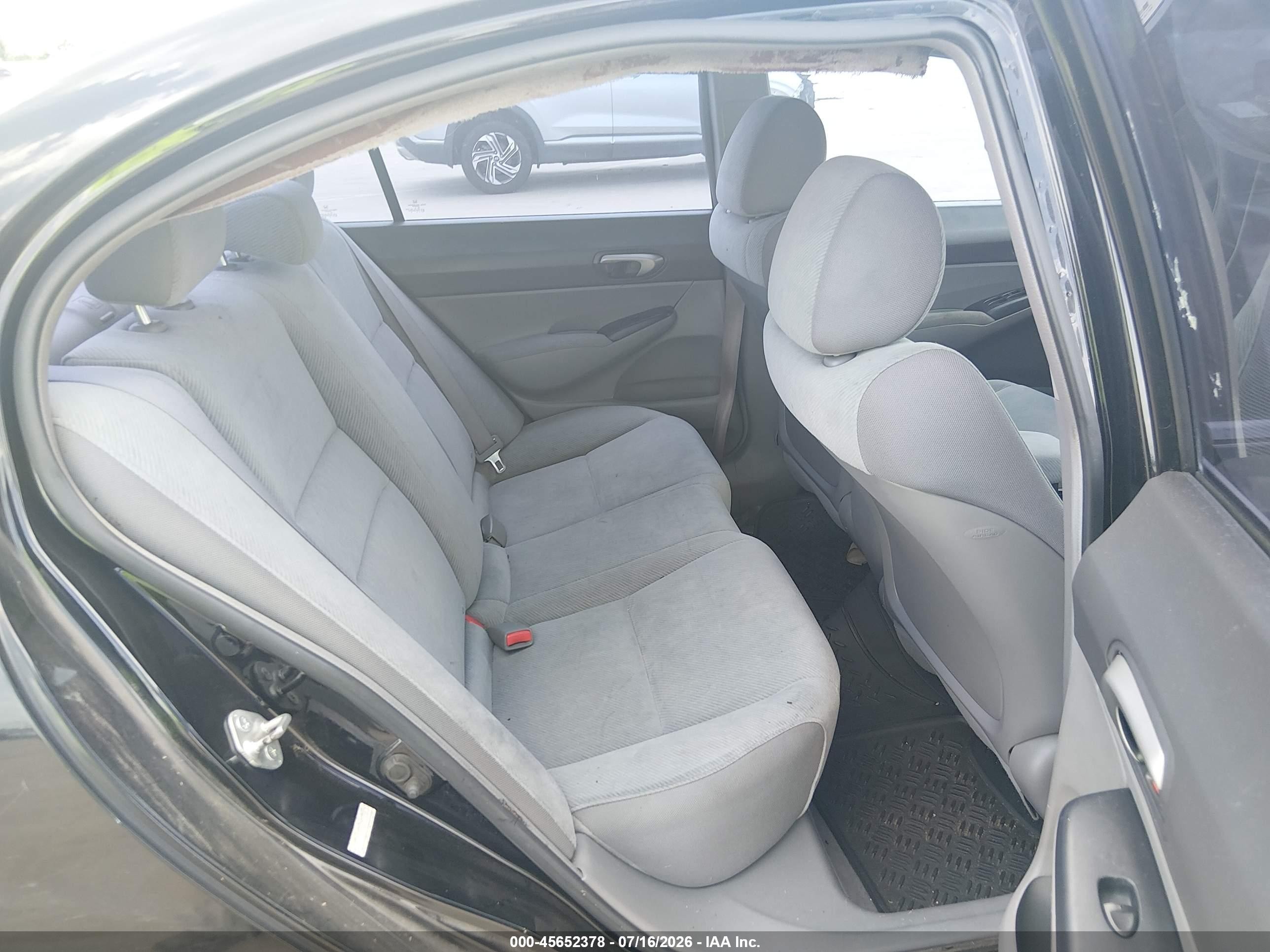 2010 Honda Civic Lx Black vin: 19XFA1F53AE021630