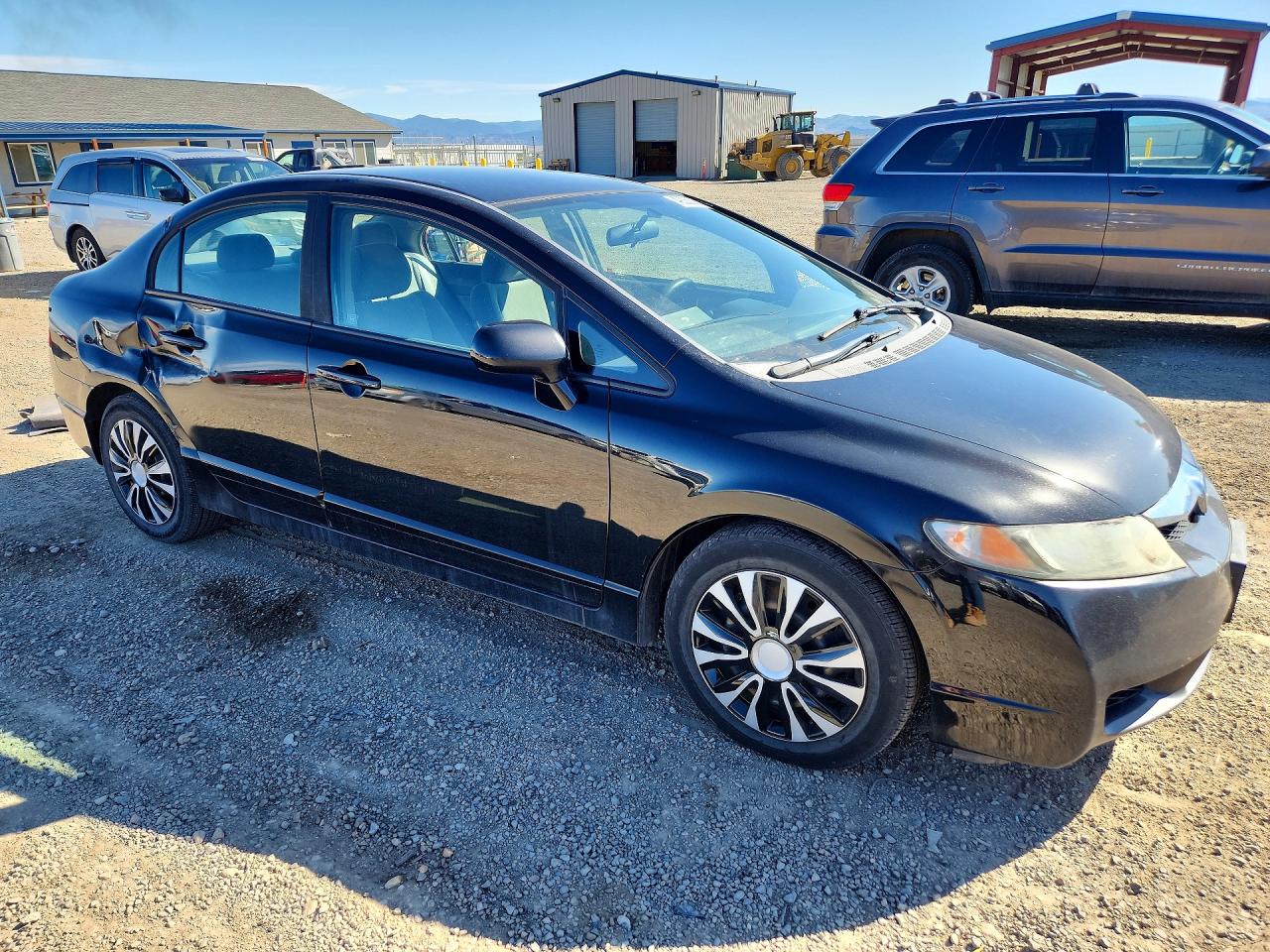 2010 Honda Civic Lx Black vin: 19XFA1F53AE024656