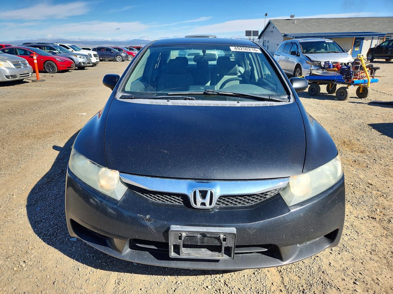 2010 Honda Civic Lx Black vin: 19XFA1F53AE024656
