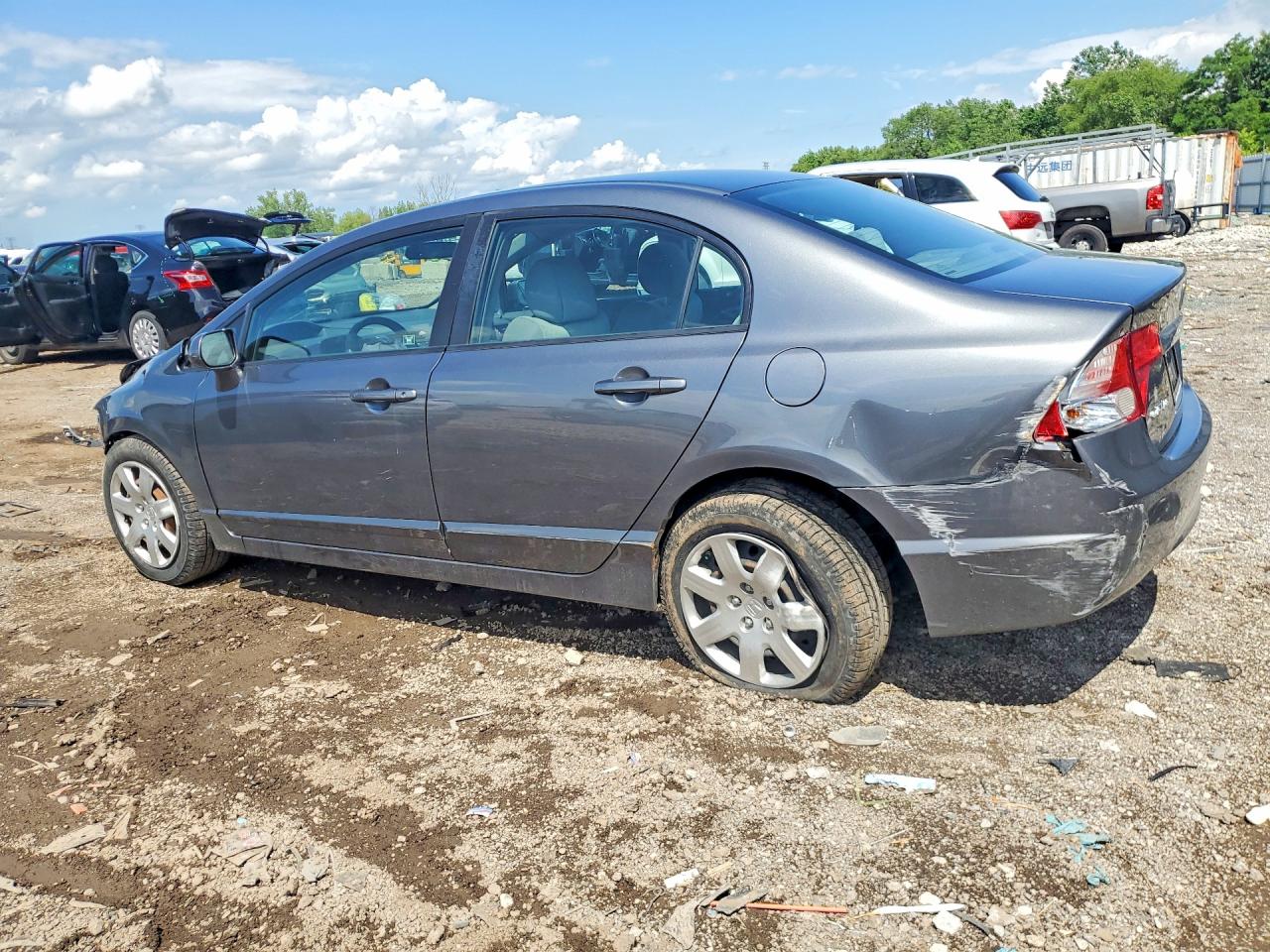 2010 Honda Civic Lx Charcoal vin: 19XFA1F53AE037455