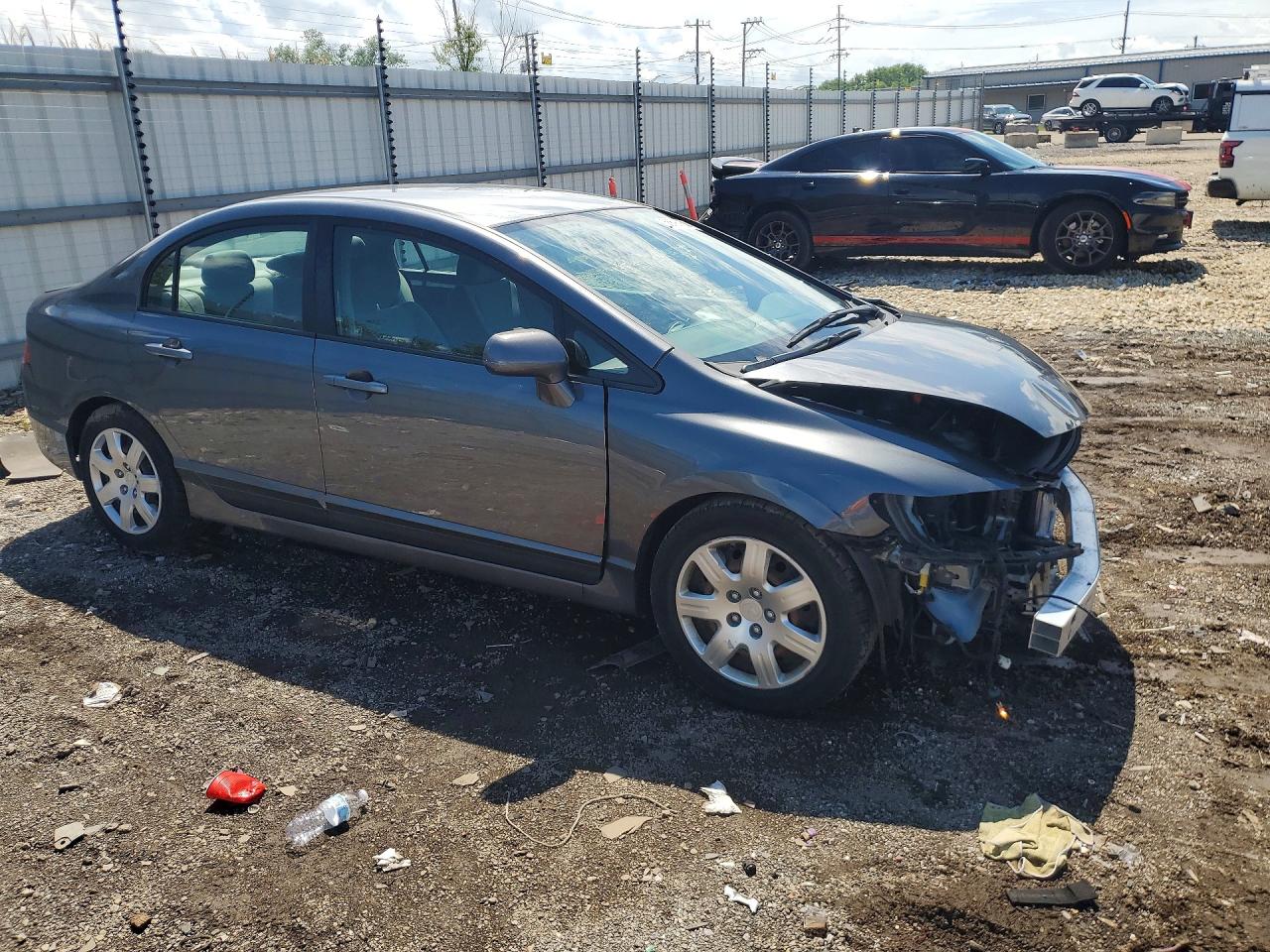 2010 Honda Civic Lx Charcoal vin: 19XFA1F53AE037455