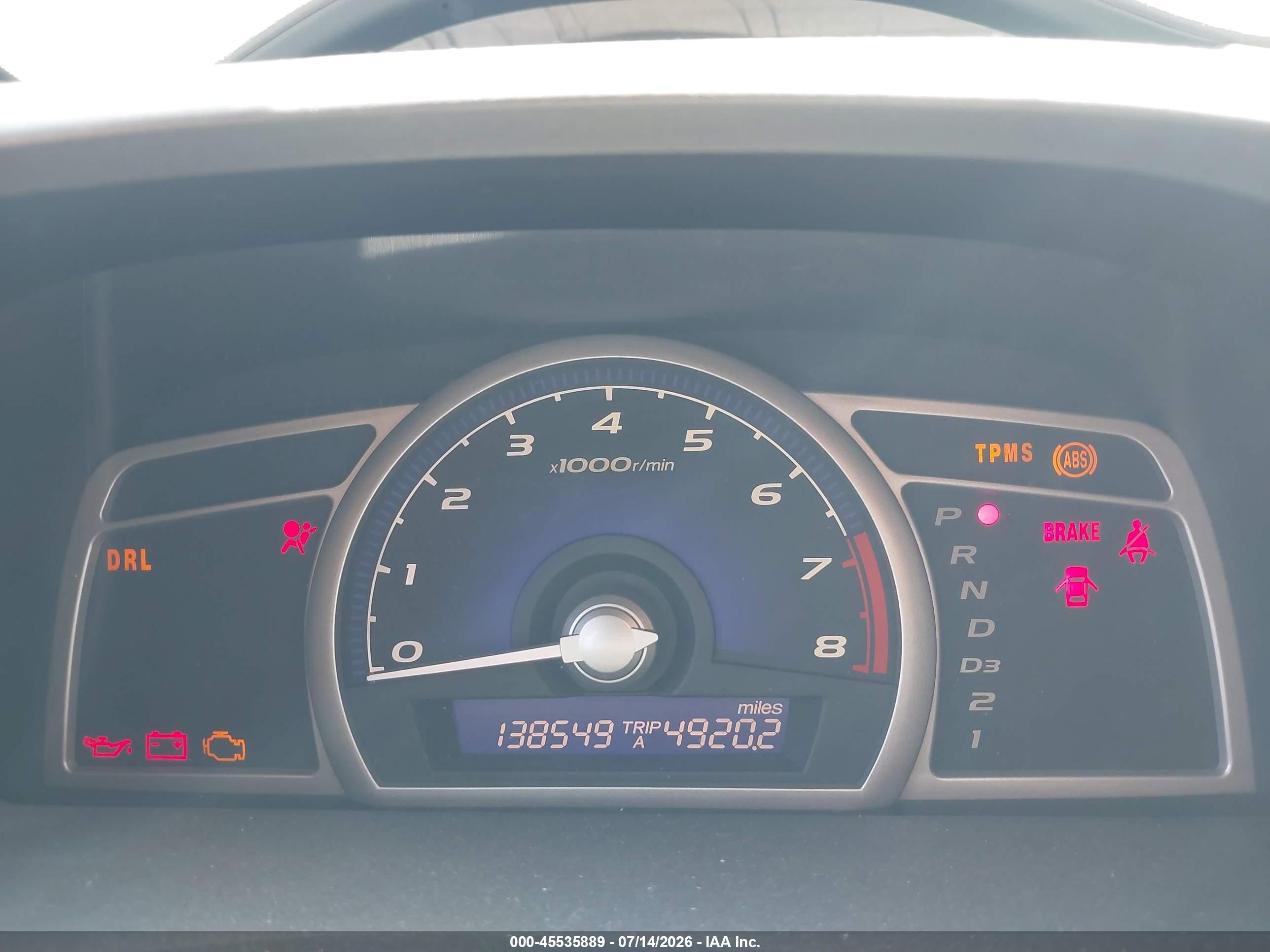 2010 Honda Civic Lx Gray vin: 19XFA1F53AE037617