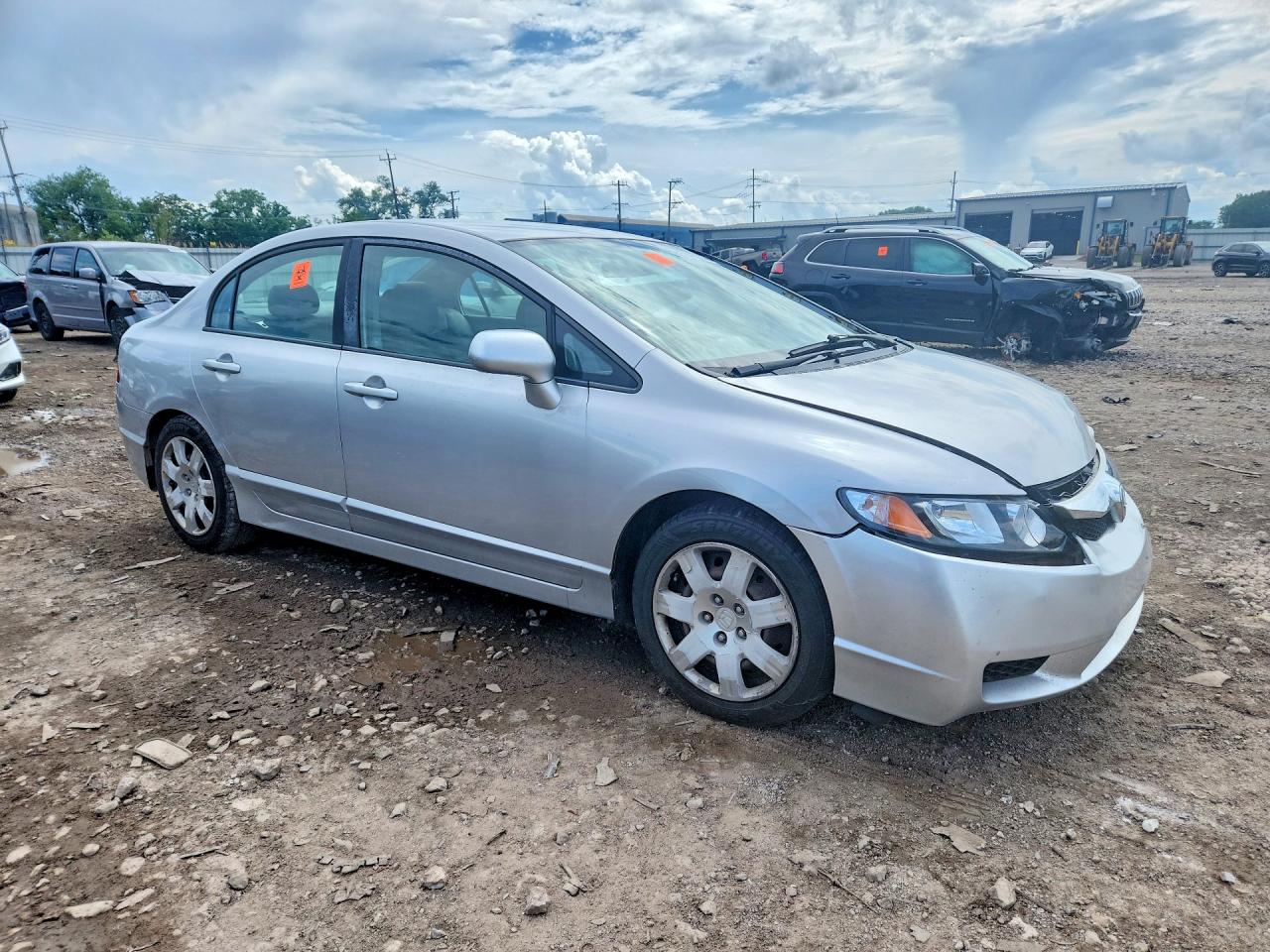 2010 Honda Civic Lx Silver vin: 19XFA1F53AE046544