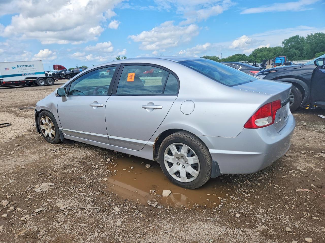 2010 Honda Civic Lx Silver vin: 19XFA1F53AE046544