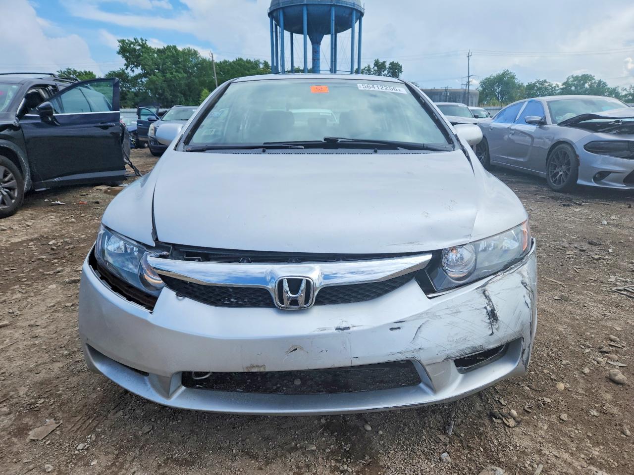 2010 Honda Civic Lx Silver vin: 19XFA1F53AE046544