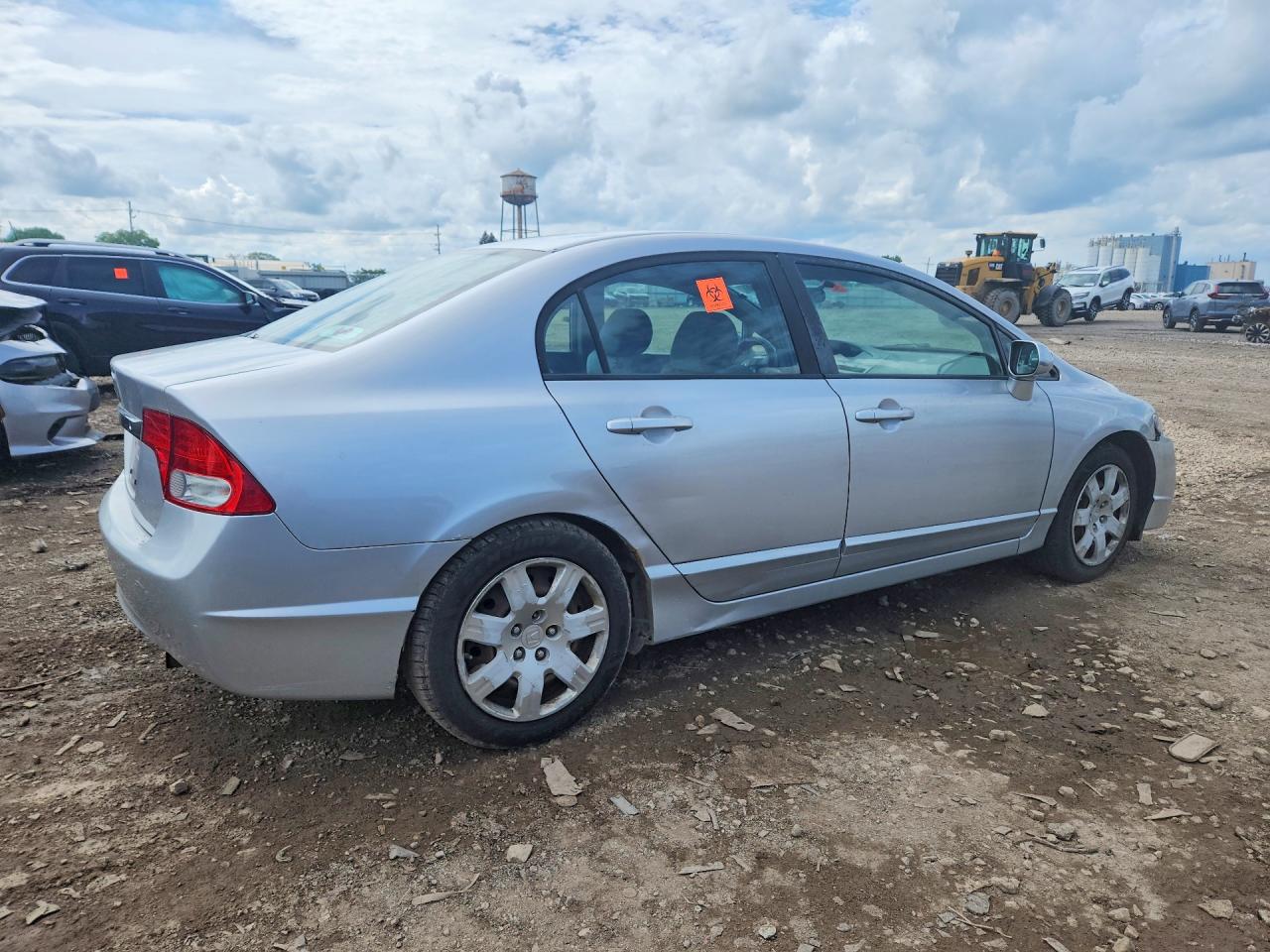 2010 Honda Civic Lx Silver vin: 19XFA1F53AE046544