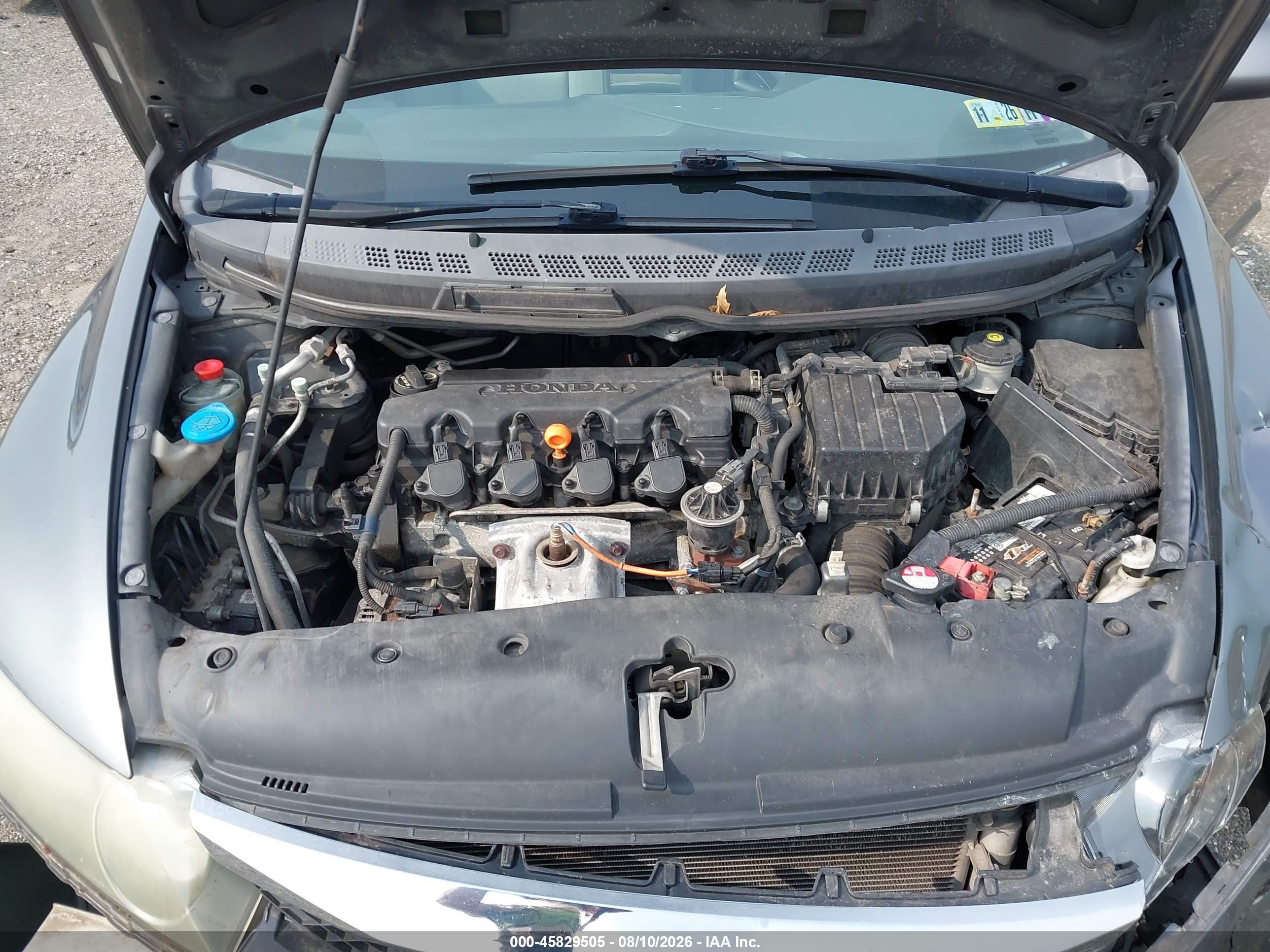 2010 Honda Civic Lx Gray vin: 19XFA1F53AE065465