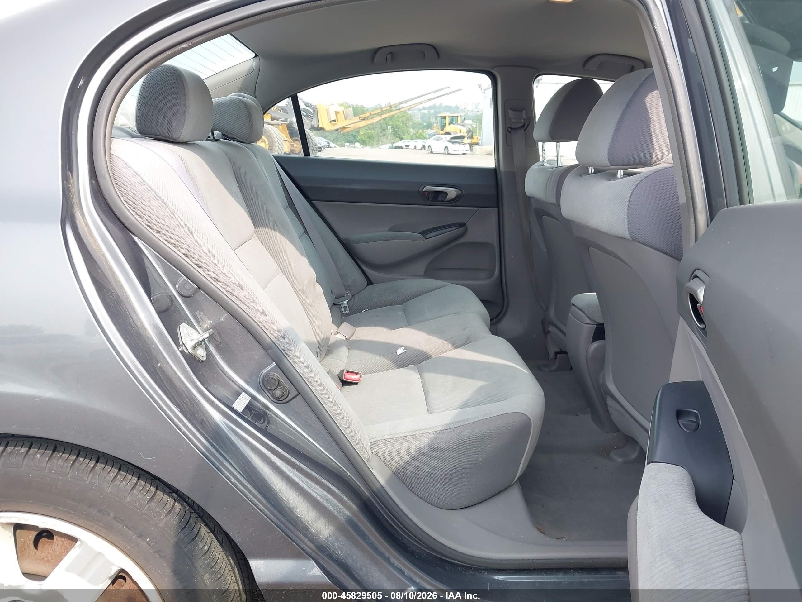 2010 Honda Civic Lx Gray vin: 19XFA1F53AE065465