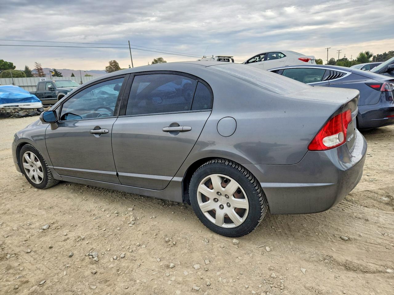 2010 Honda Civic Lx Gray vin: 19XFA1F53AE079849