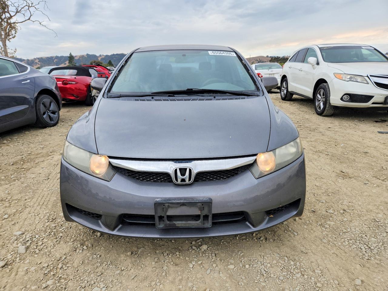 2010 Honda Civic Lx Gray vin: 19XFA1F53AE079849