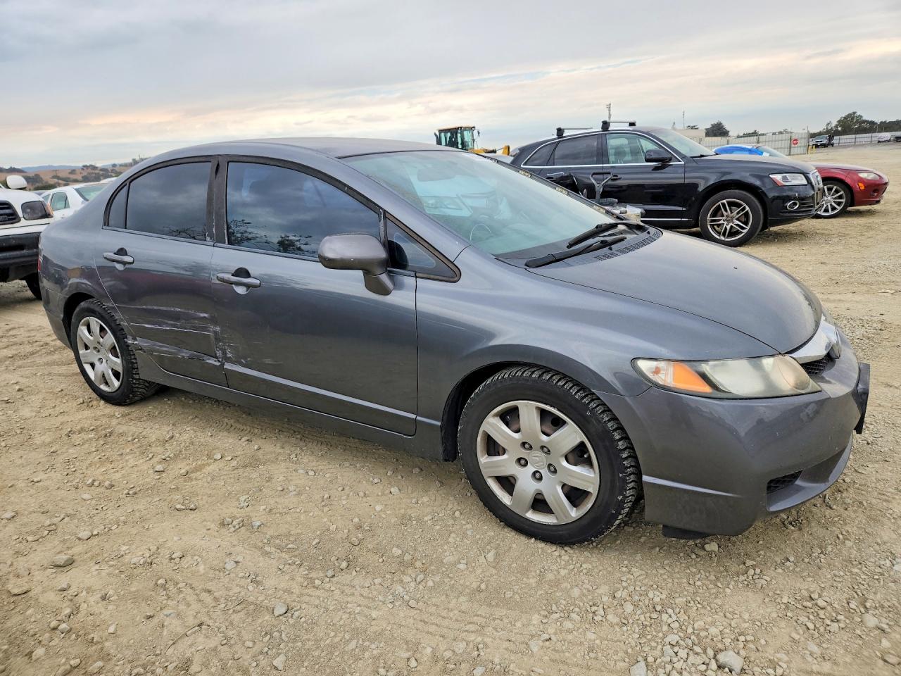 2010 Honda Civic Lx Gray vin: 19XFA1F53AE079849