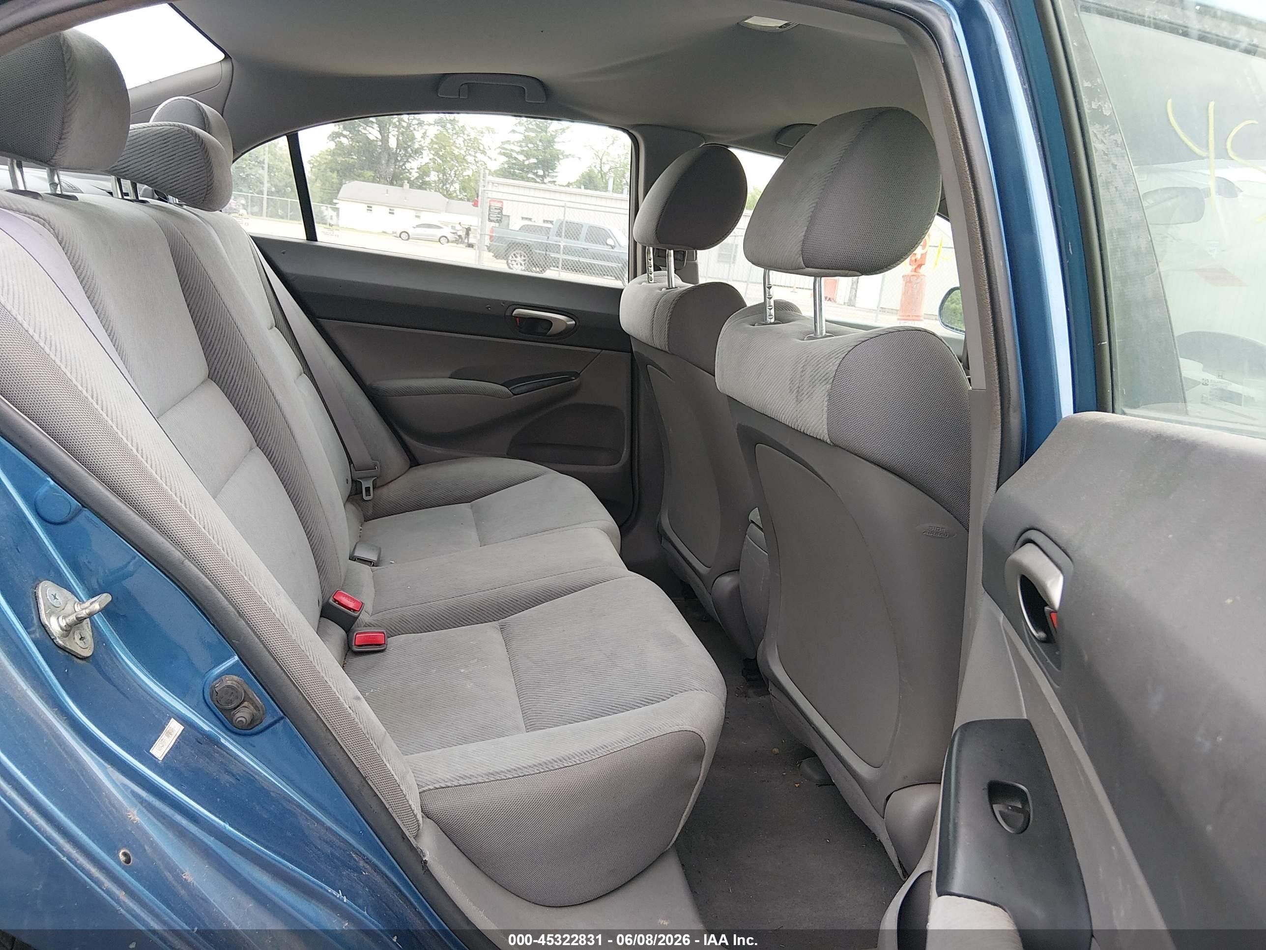 2010 Honda Civic Lx Blue vin: 19XFA1F53AE086591