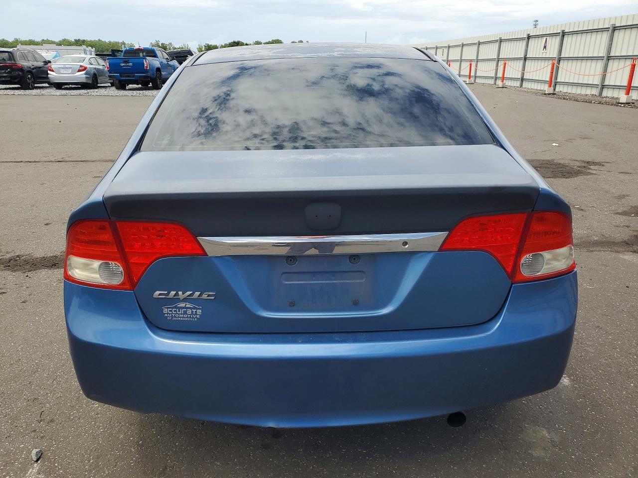 2011 Honda Civic Lx Синий vin: 19XFA1F53BE014792