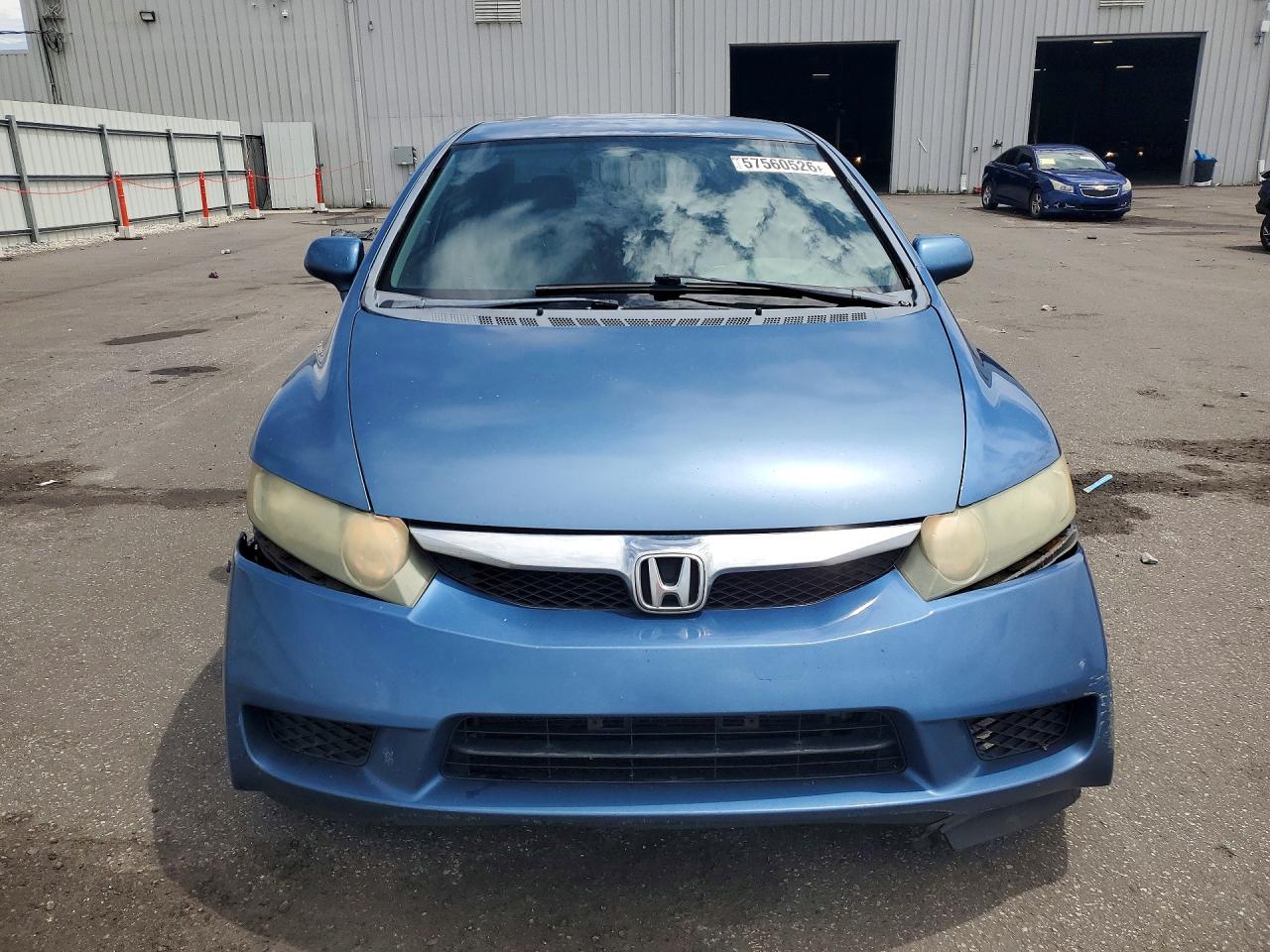 2011 Honda Civic Lx Синий vin: 19XFA1F53BE014792